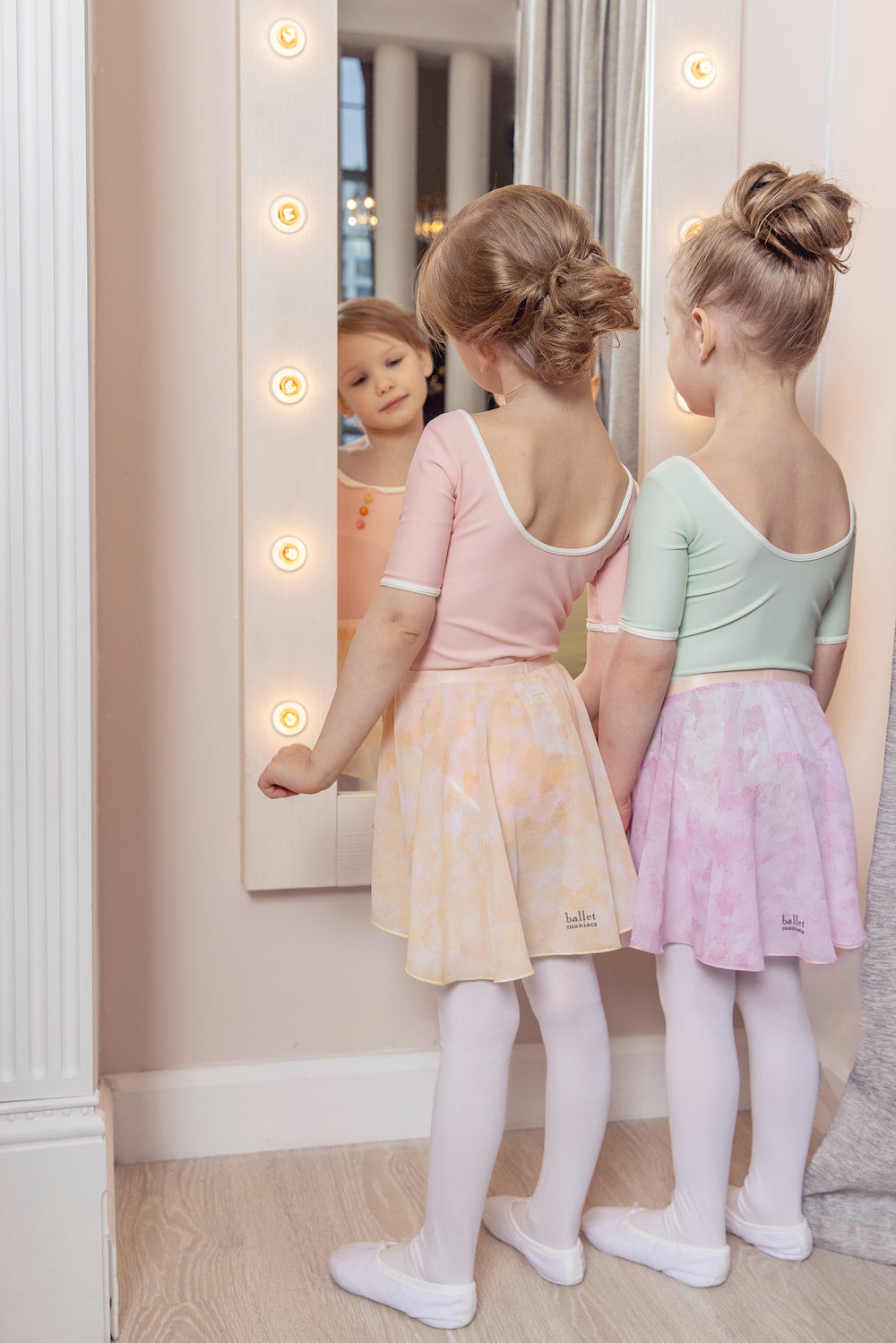 Montpensier girls leotard | Pink peach