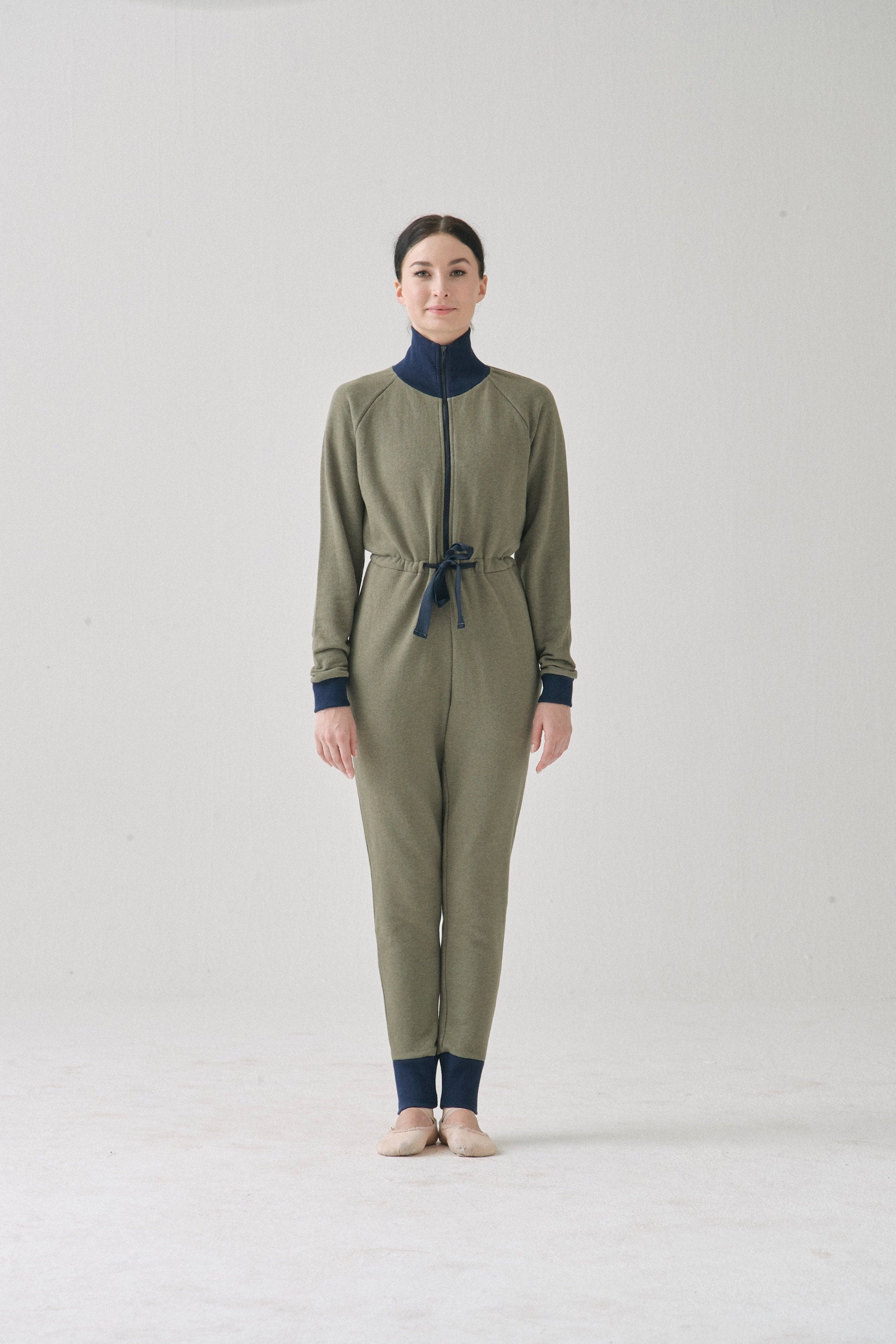 ORGANIC COTTON JUMPSUIT | KHAKI