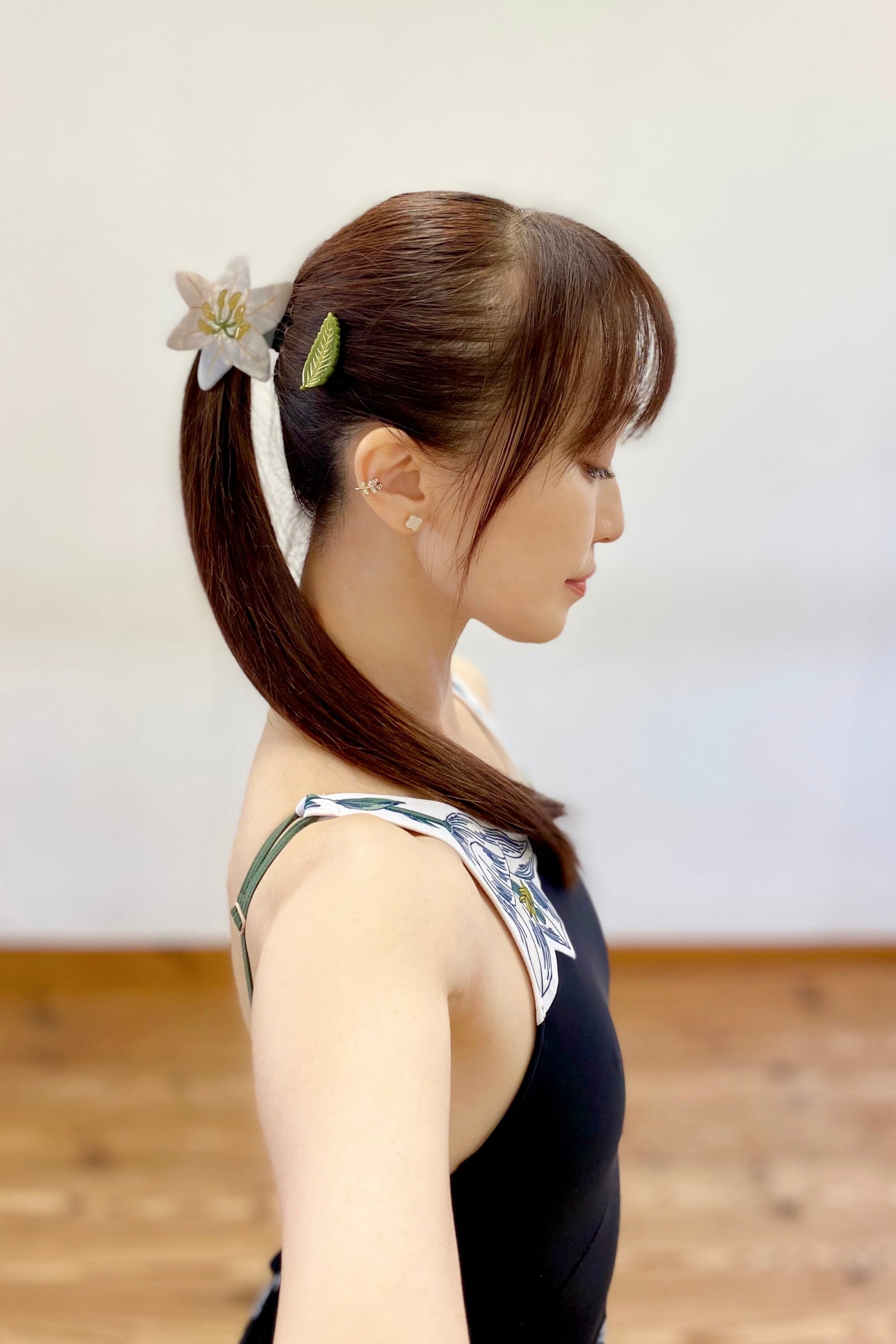 CHESTNUT LEAF HAIR CLIP
