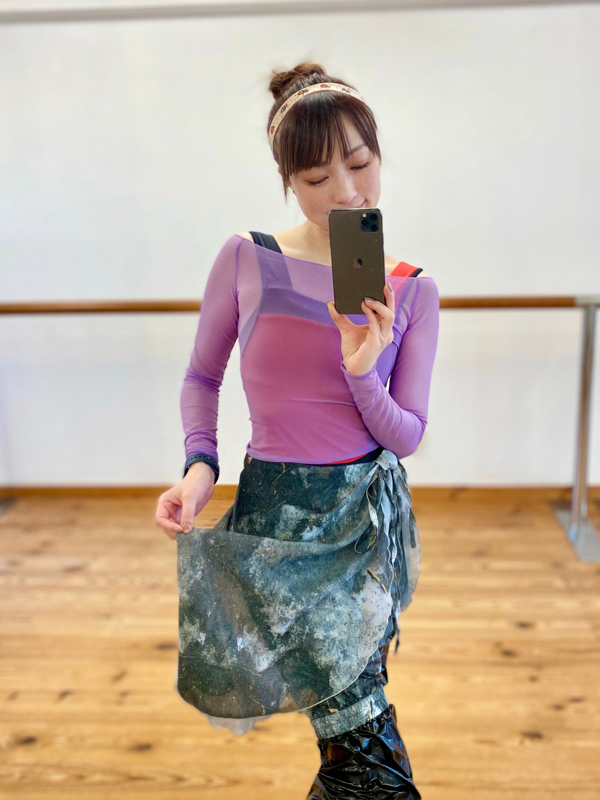 Square leotard | Scarlet
