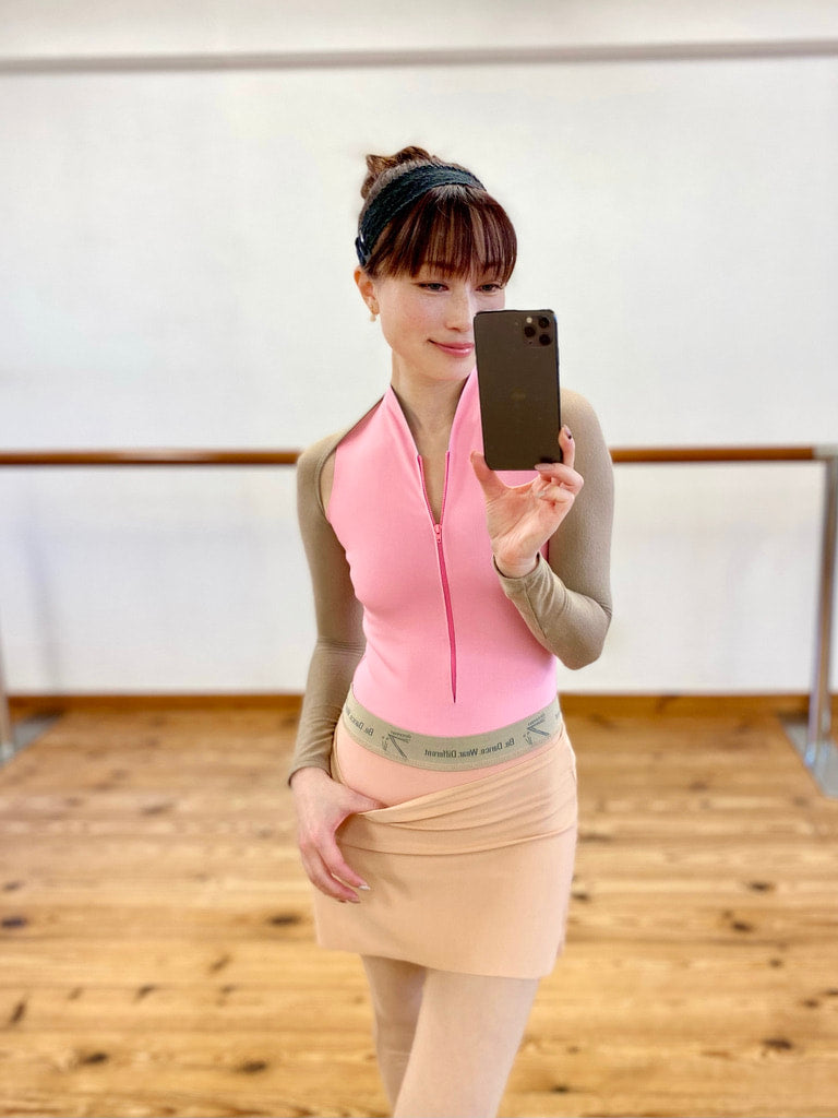 ZIPPERED LEOTARD | HOT PINK