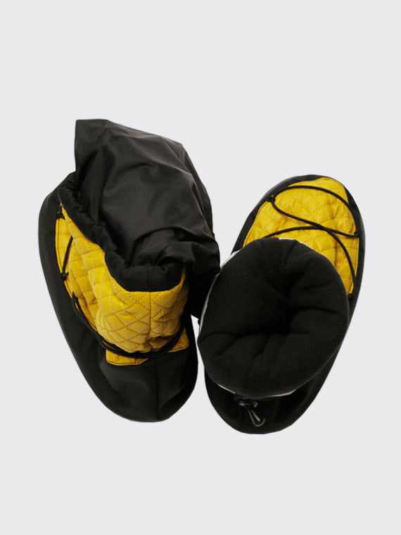 Transformer booties Mustard by Igor Kolb