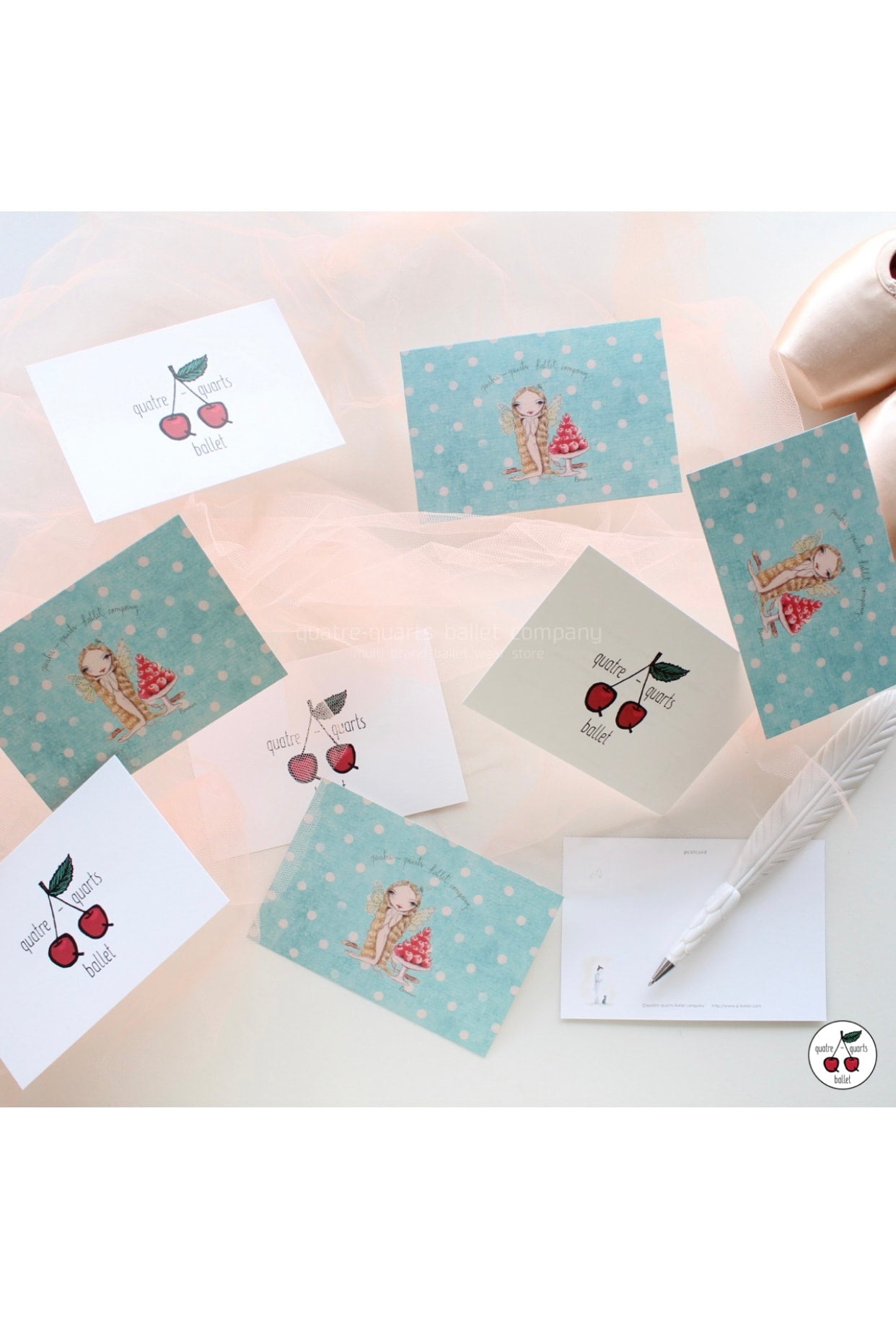 Greeting card | quatre-quarts ballet company オリジナルポストカード(2種セット)
