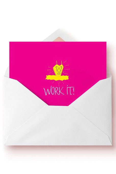 Greeting card | WORK IT!