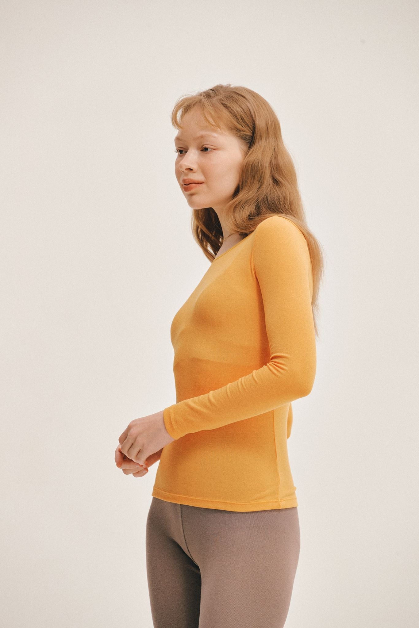 TENCEL™ MAXI FITTED TEE | Sunset