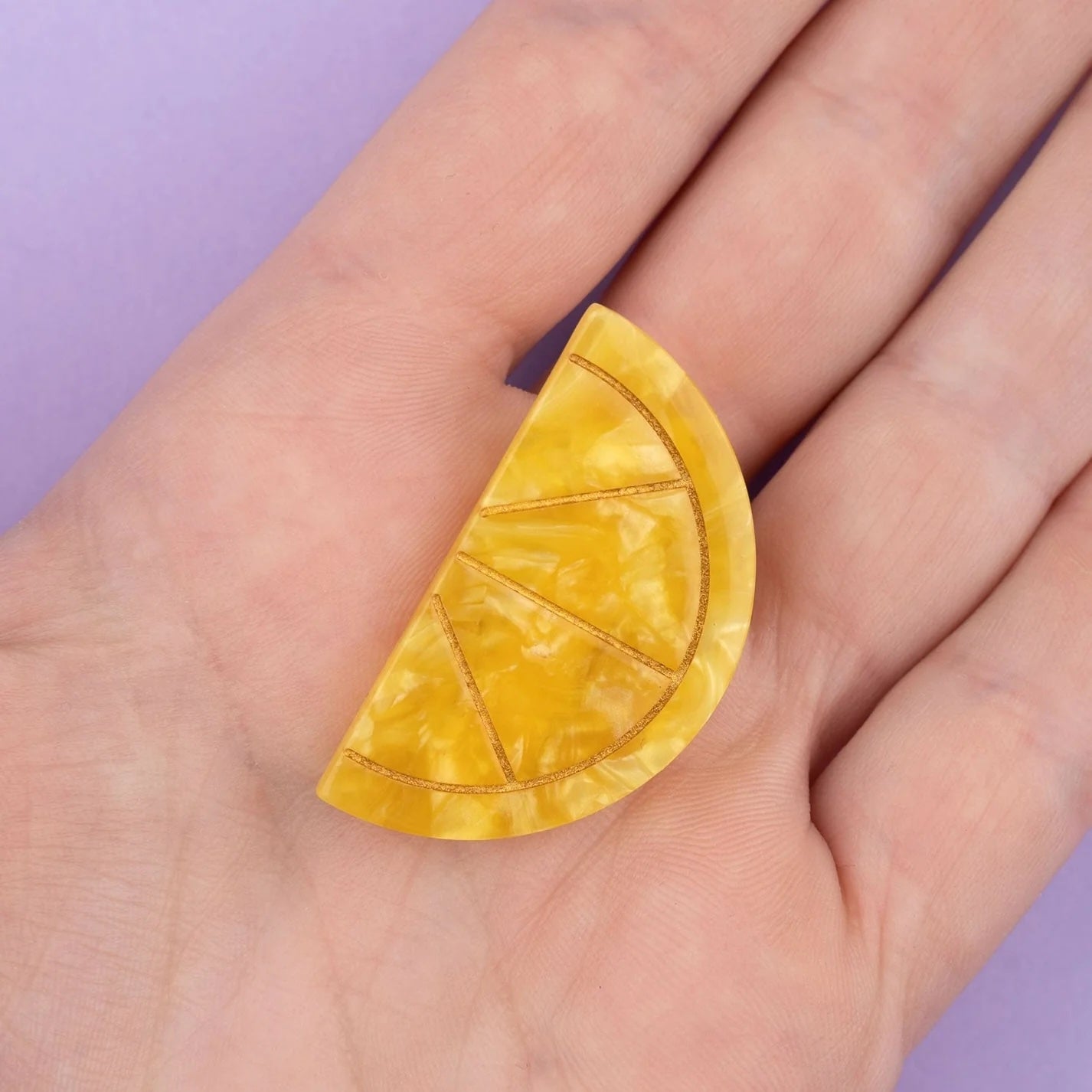 LEMON HAIR CLIP