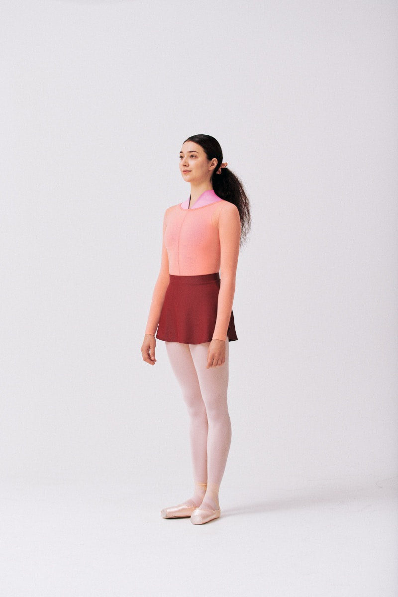 ECONYL® BALLET SKIRT | BURGUNDY