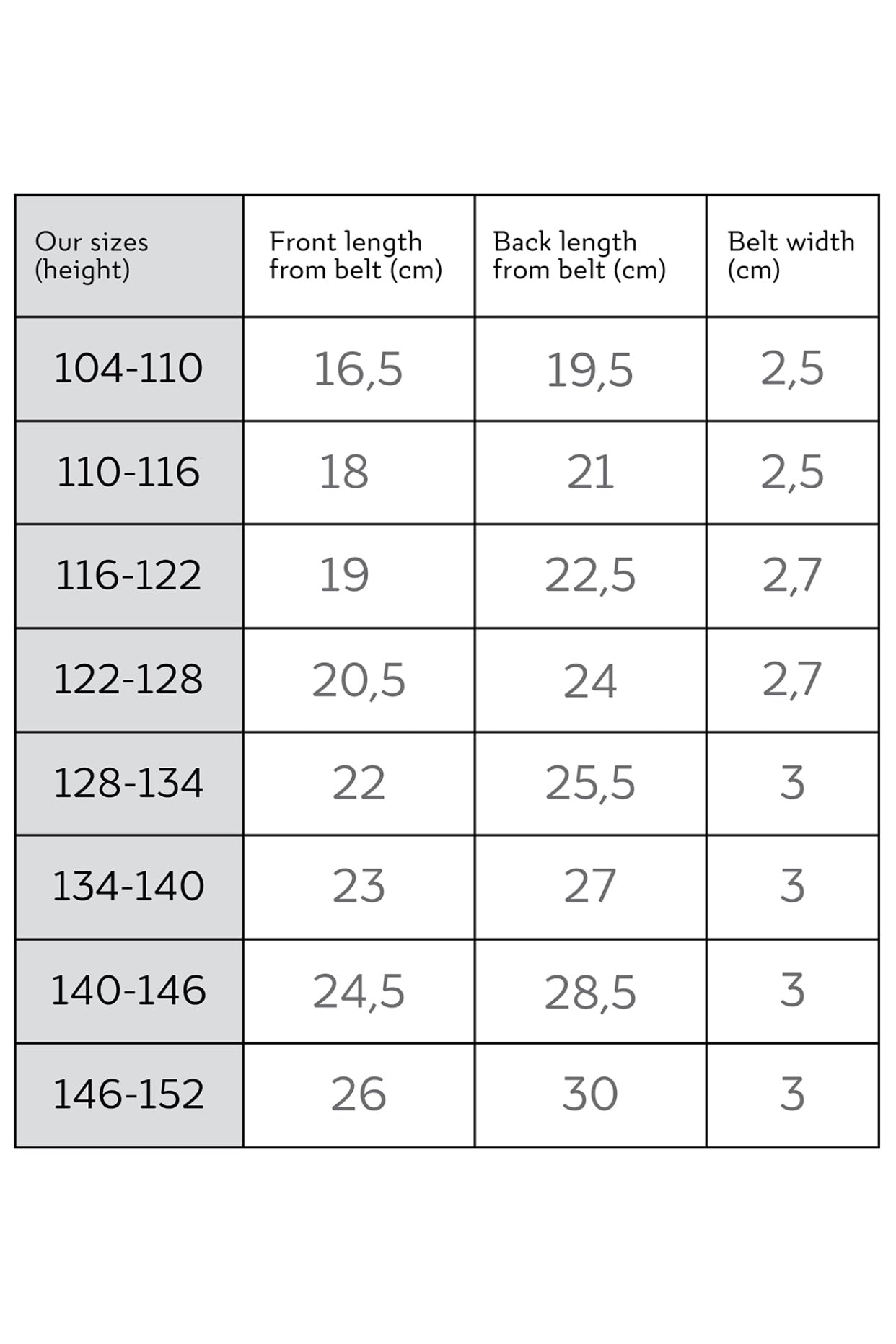 Girls tunique-skirt mini with slits | Black