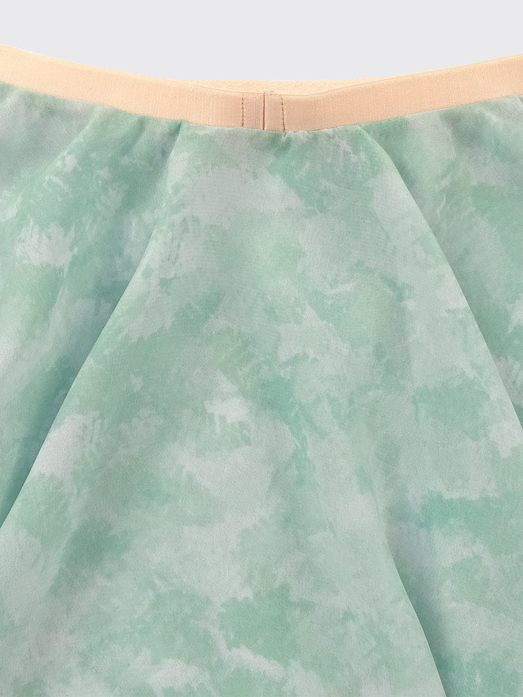 Girls tunique-skirt mini | Pastel green