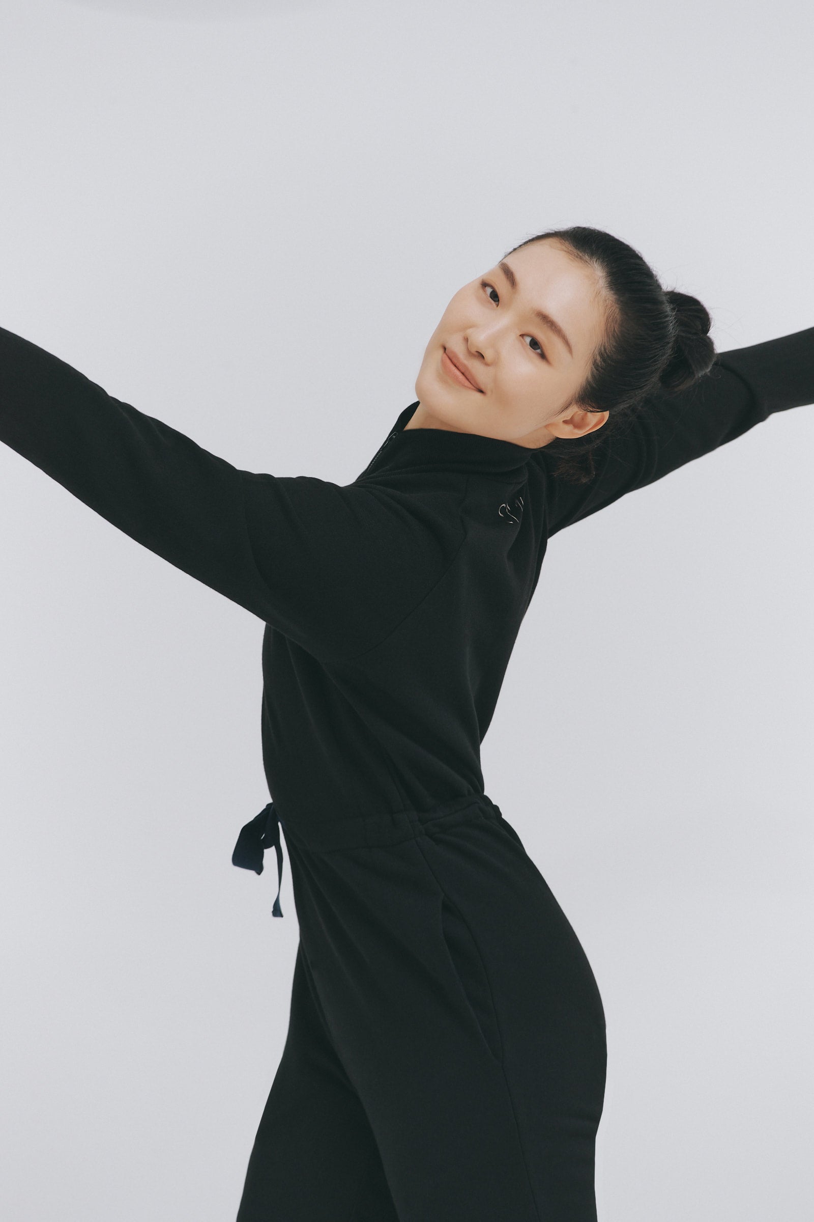 ORGANIC COTTON JUMPSUIT | BLACK