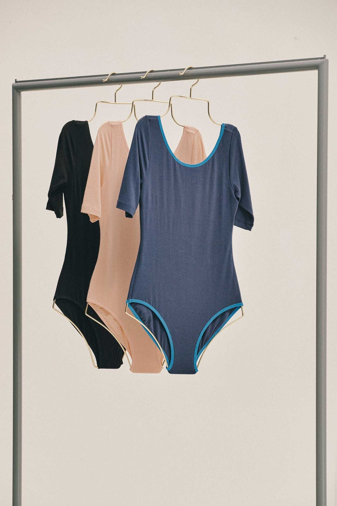 TENCEL™ Sleeved leotard | Black