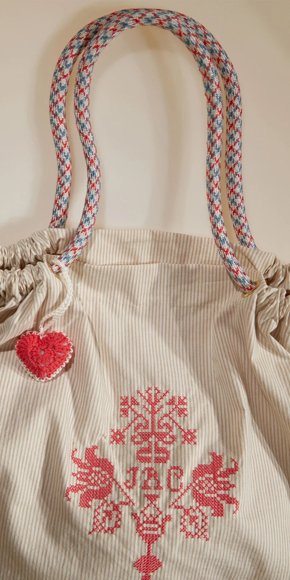BINDLE – alpinia cross stitch tote | EDELWEISS