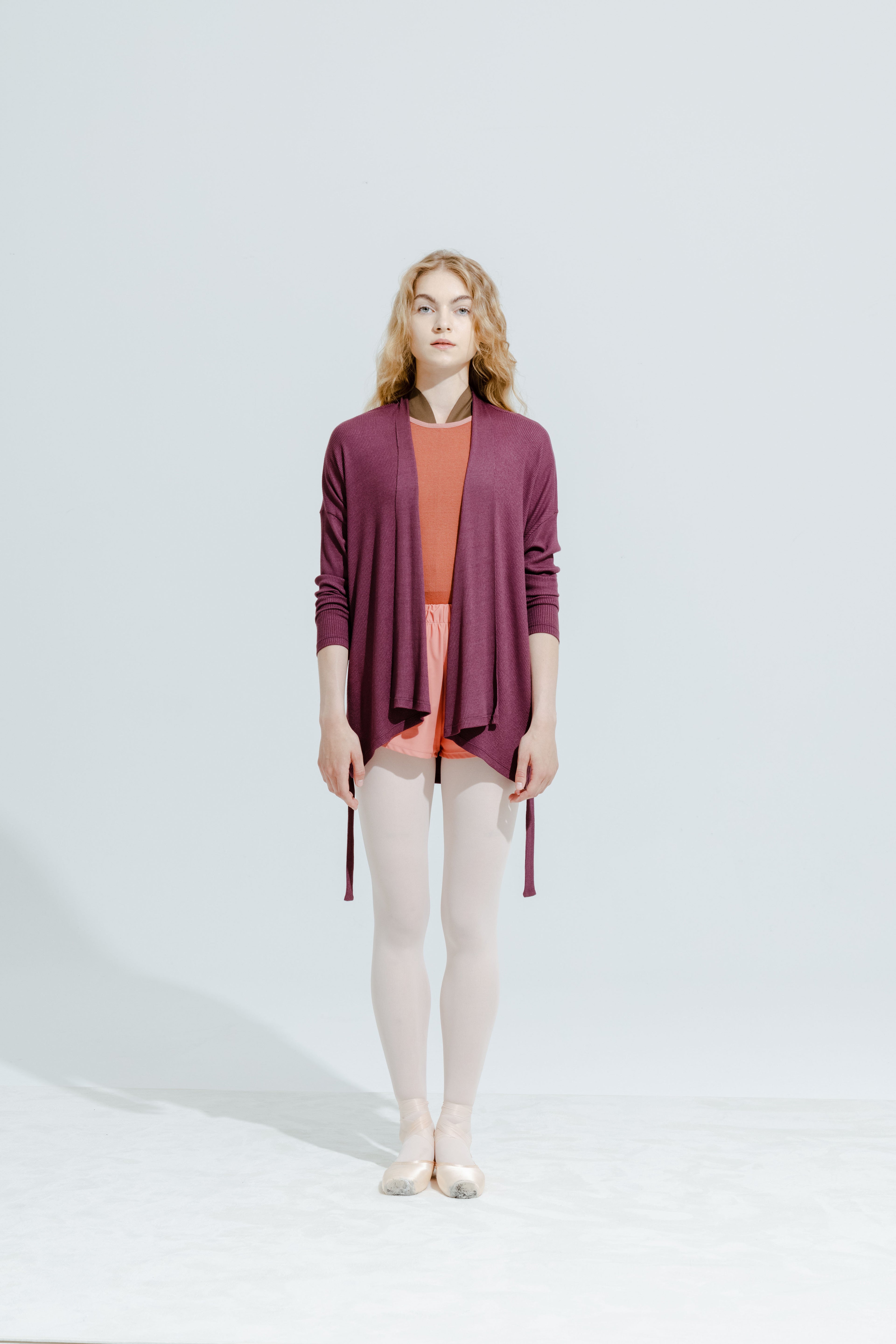 MODAL® SHORT GOWN AND PANTS SET - SHADOW