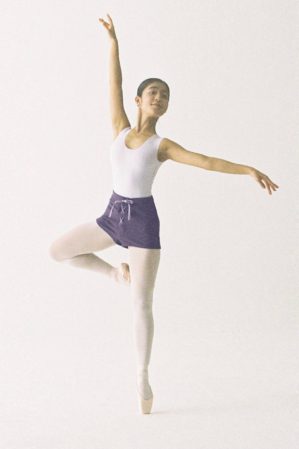 ORGANIC COTTON SHORT | DARK LAVENDER