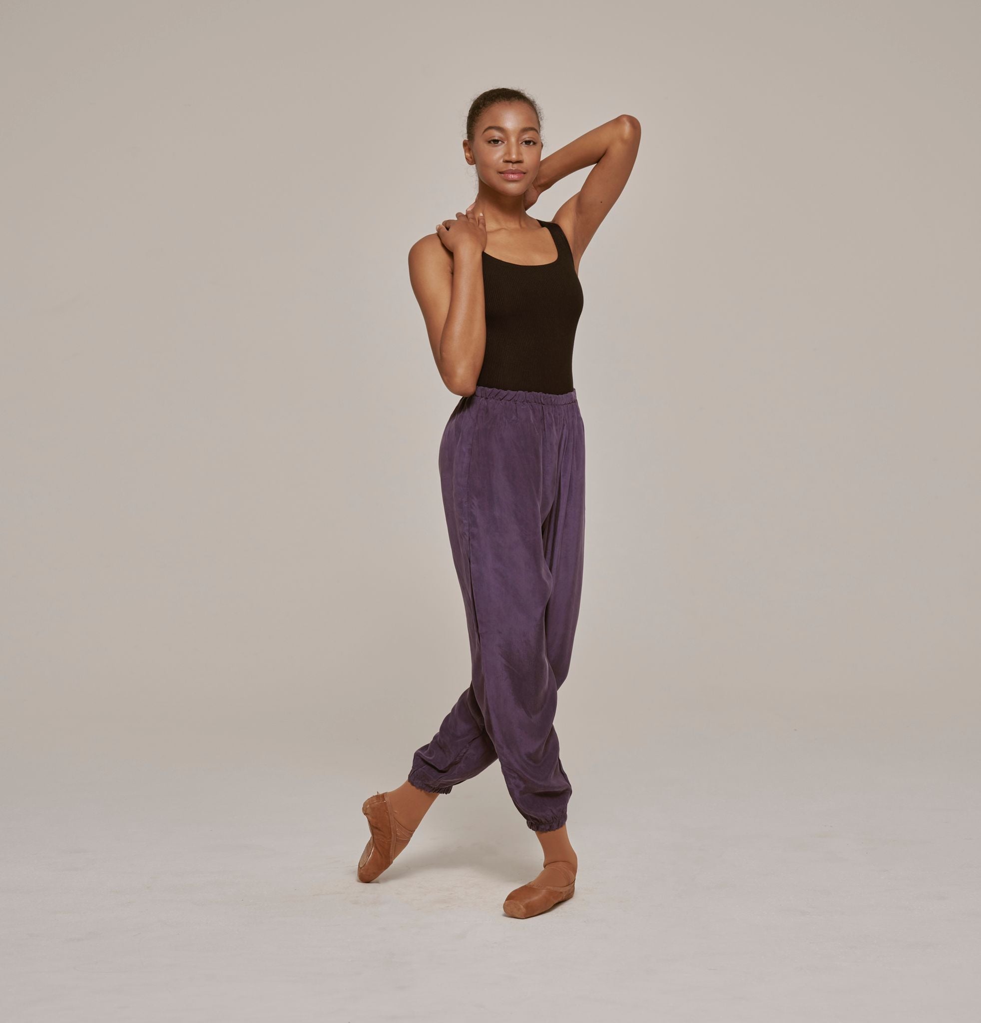 MODAL® LACED BACK LEOTARD | BLACK