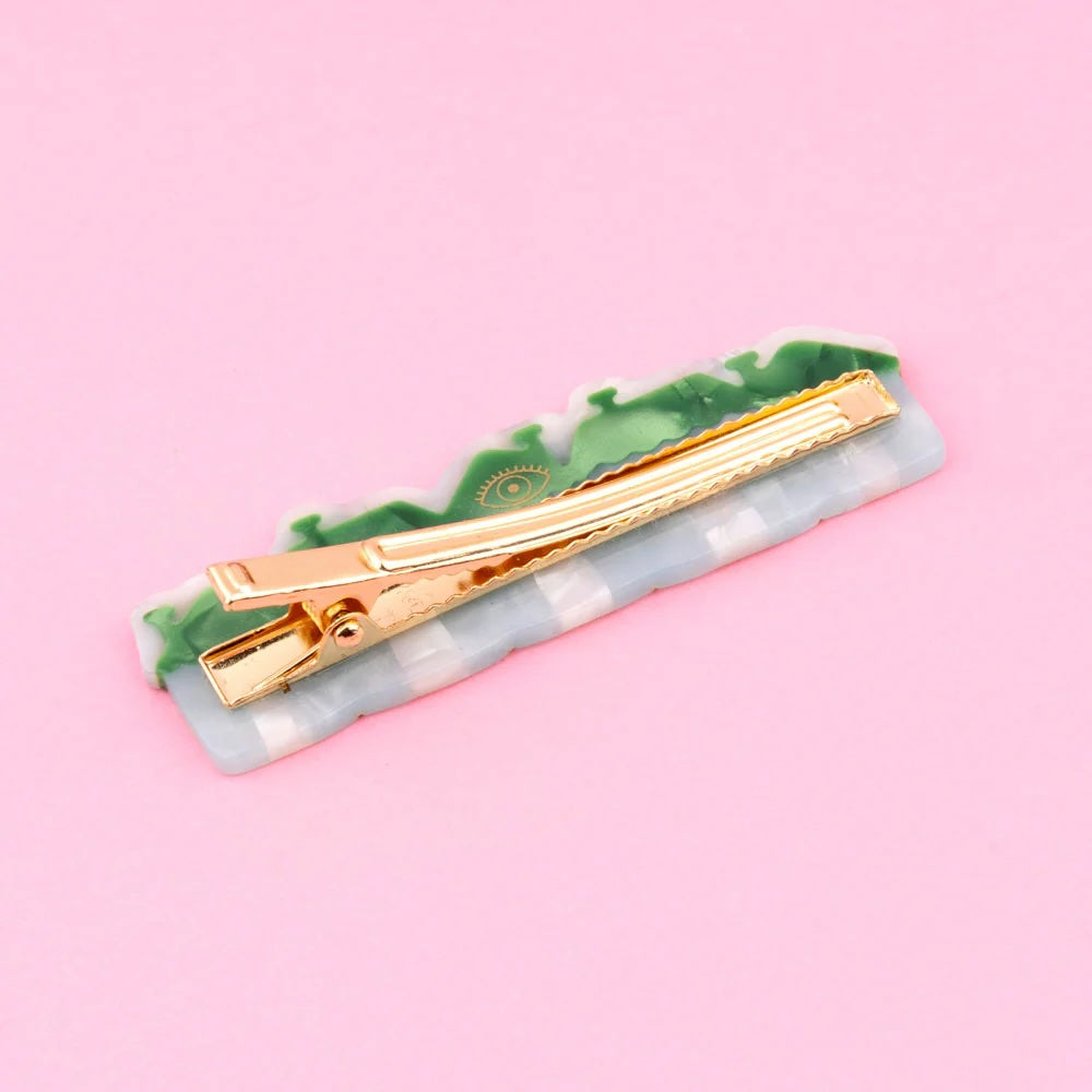 SNOWY TOWN HAIR CLIP