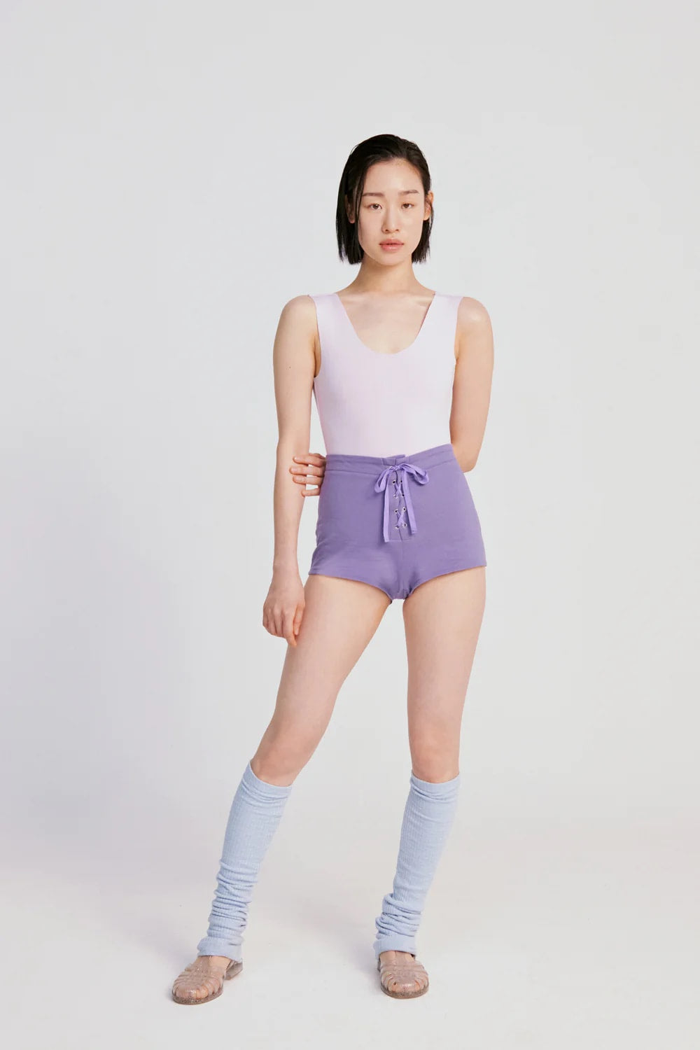 CREORA® REVERSIBLE LEOTARD | LIGHT LILAC/NUDE