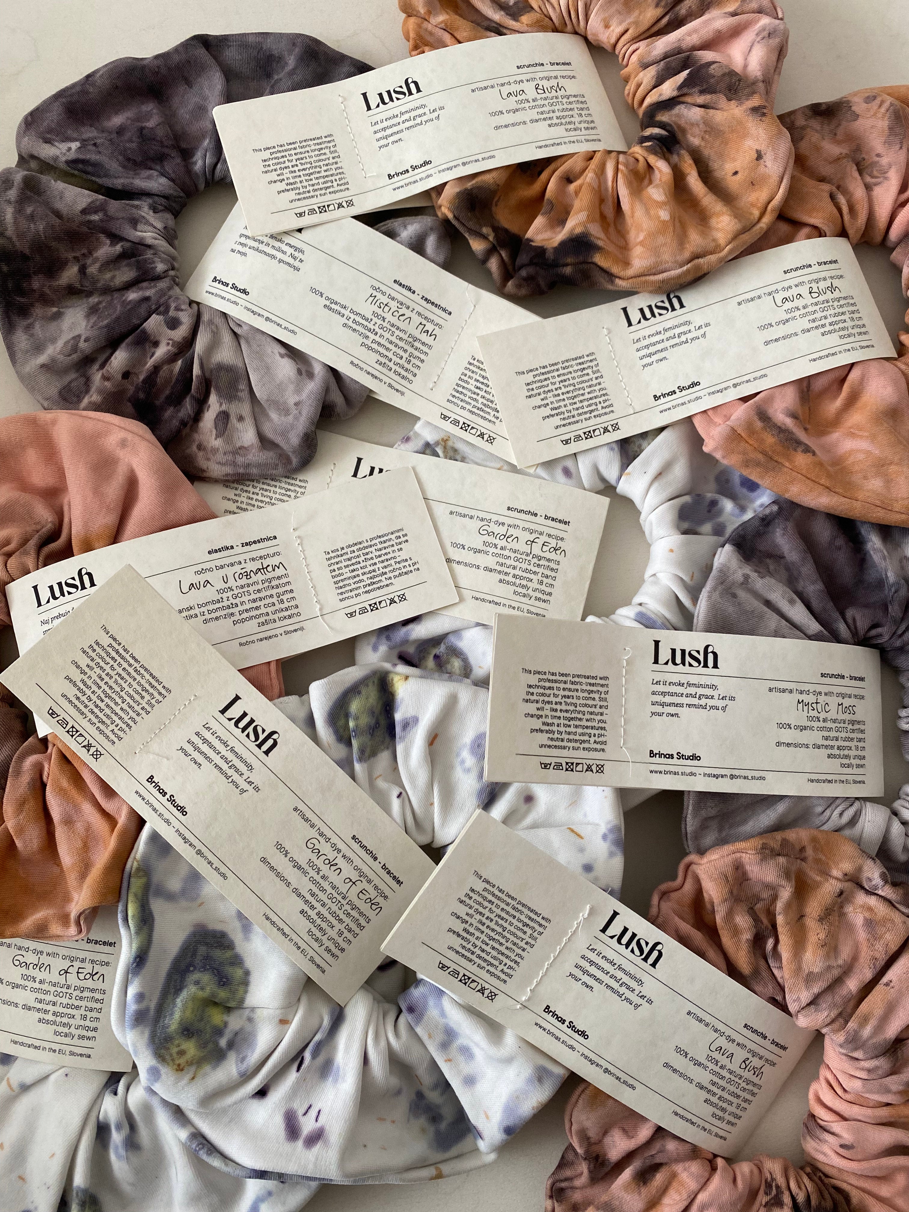Lush scrunchie | Lava Blush
