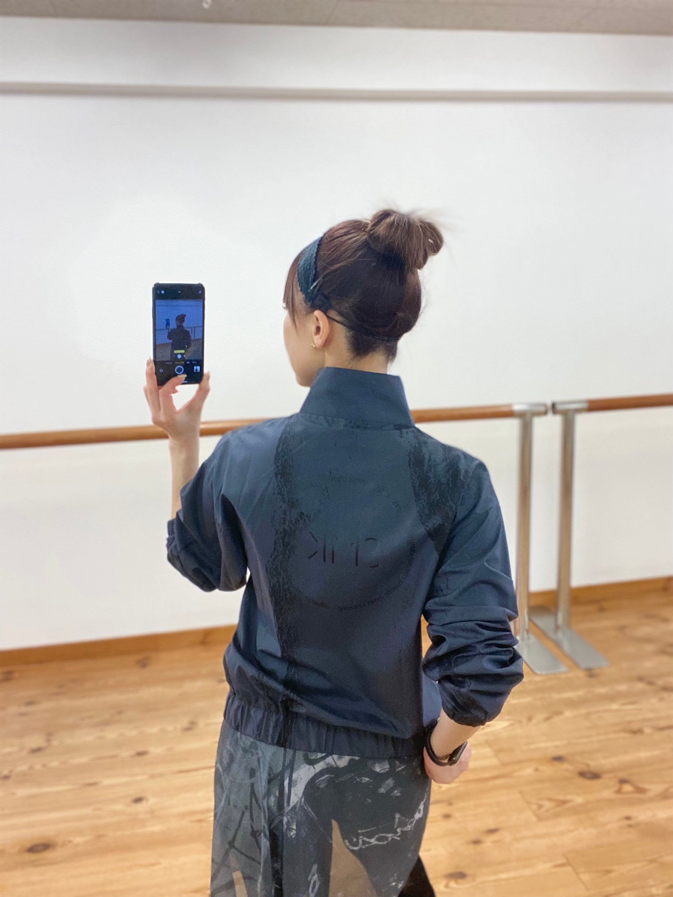 PRINTED RECYCLED POLYESTER JACKET | DARK ICE
