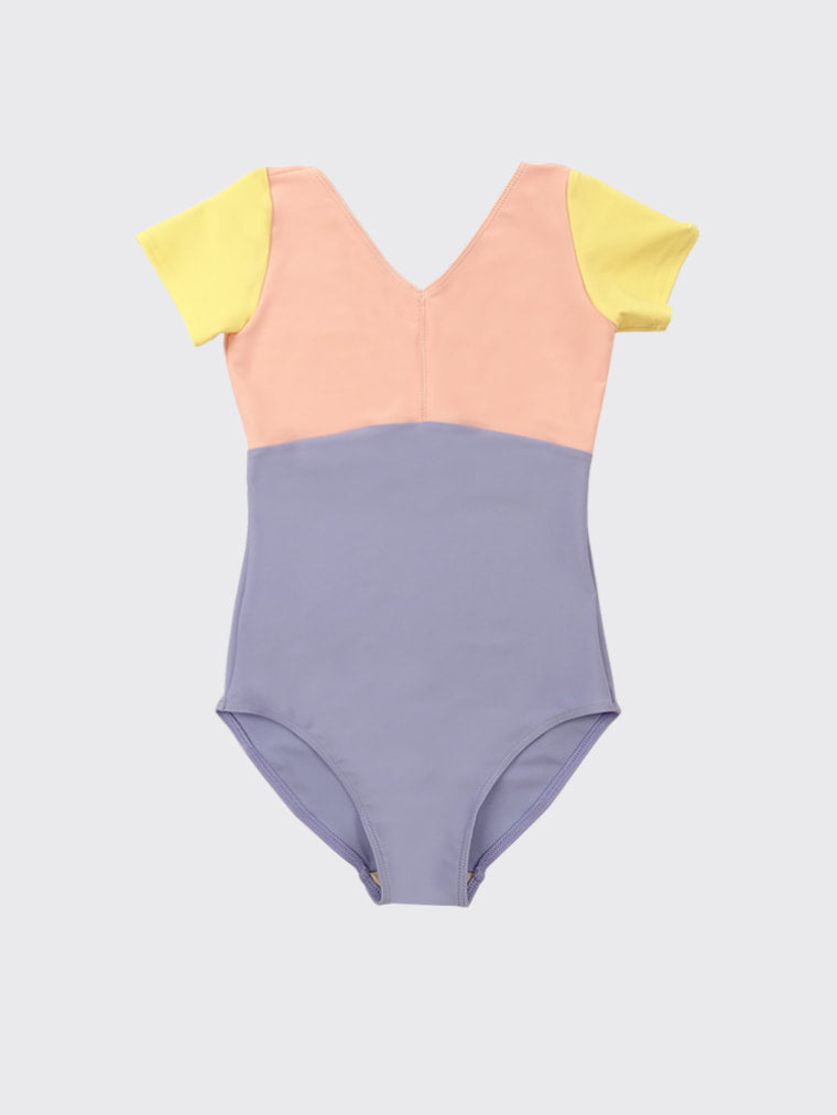 Petite Etoile tricolor girls leotard