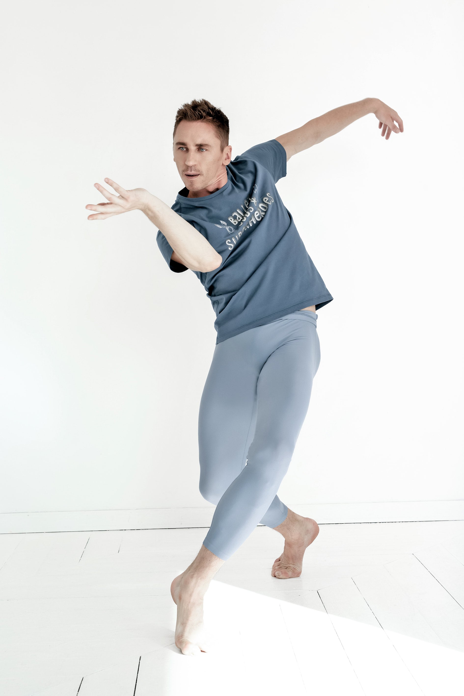 Male T-shirt Ballet Gods & Superheroes Thundercloud