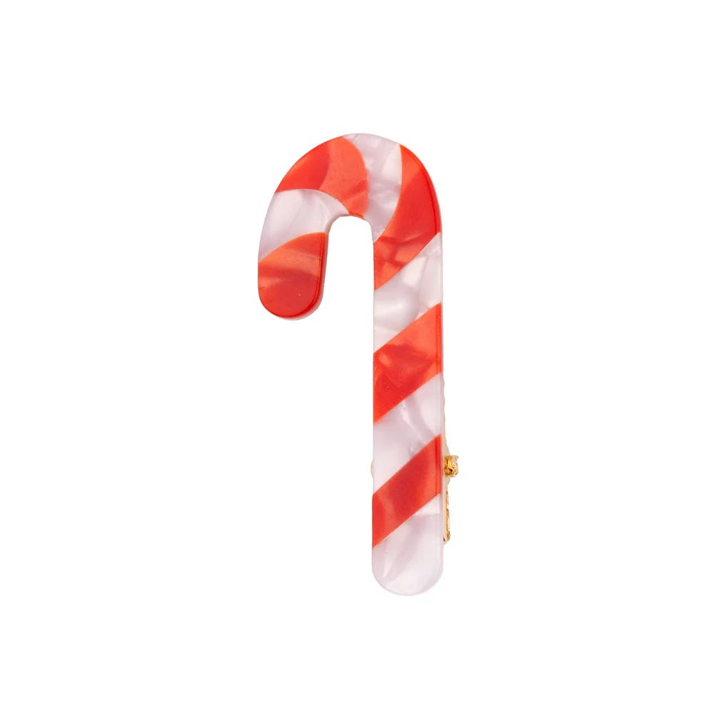 CANDY CANE HAIR CLIP