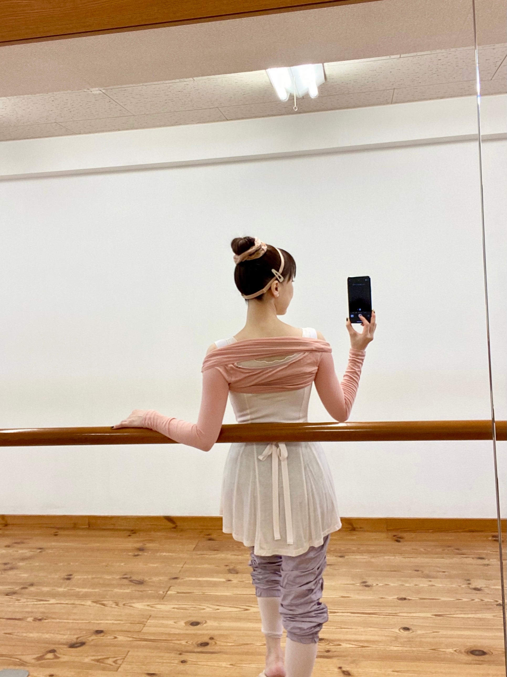 TENCEL™ Ballet Dress | White Pink
