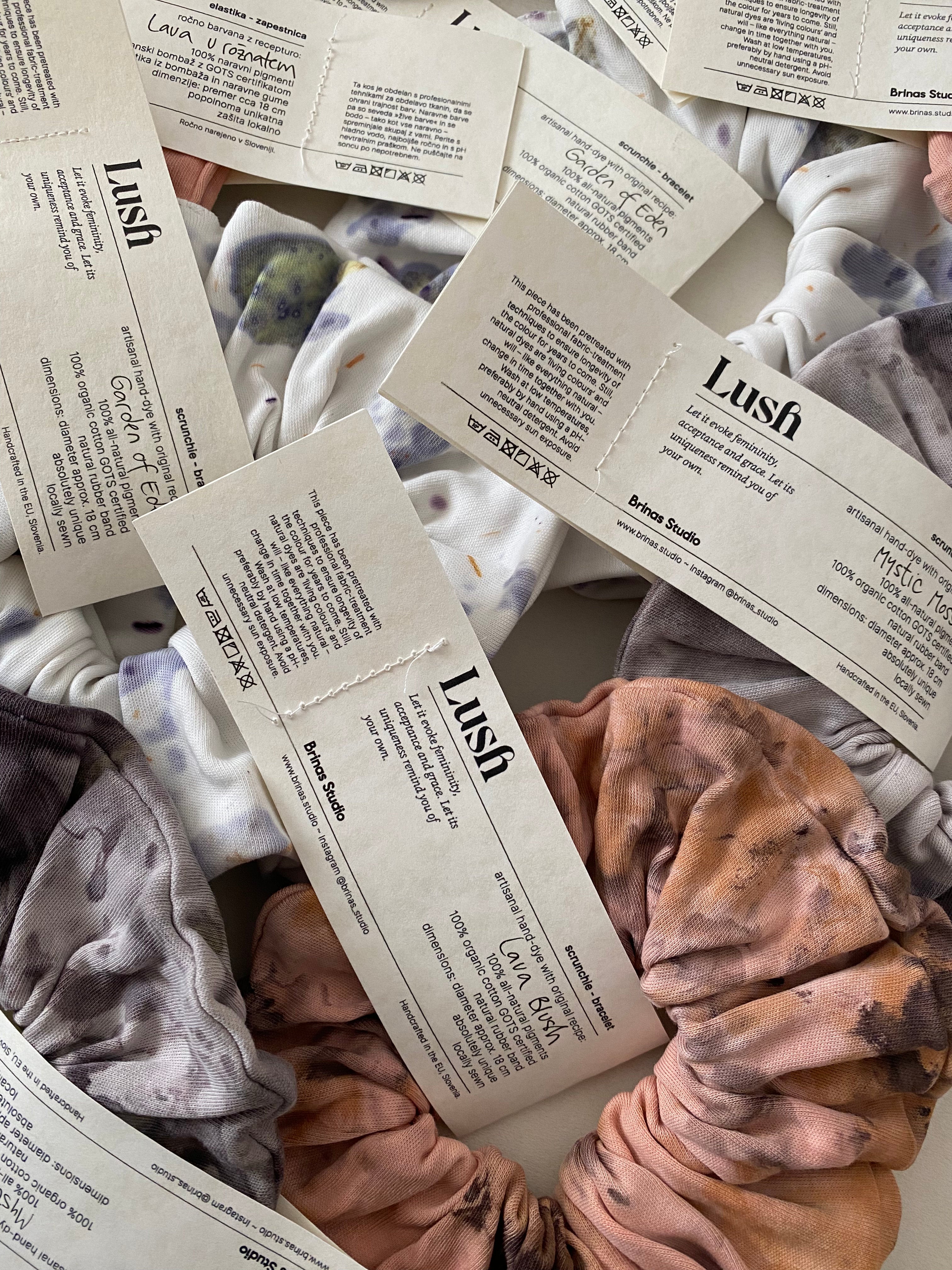 Lush scrunchie | Lava Blush