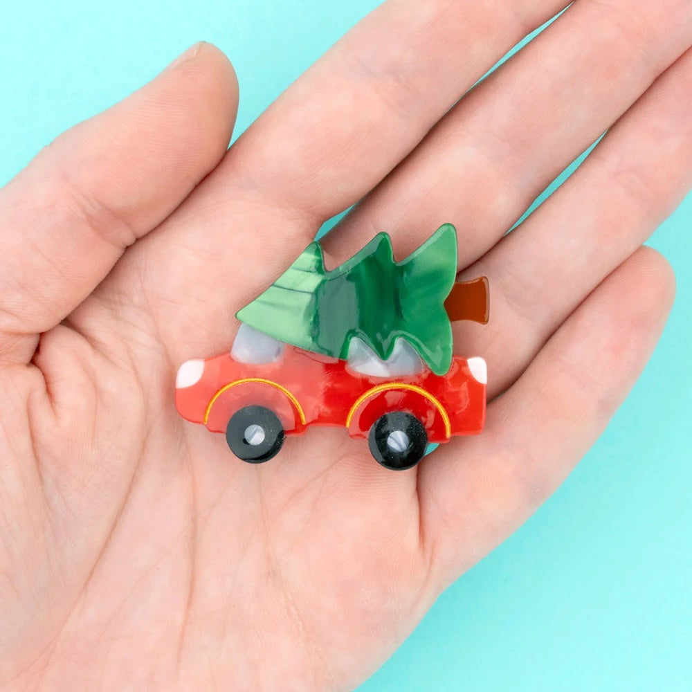 CHRISTMAS CAR HAIR CLIP