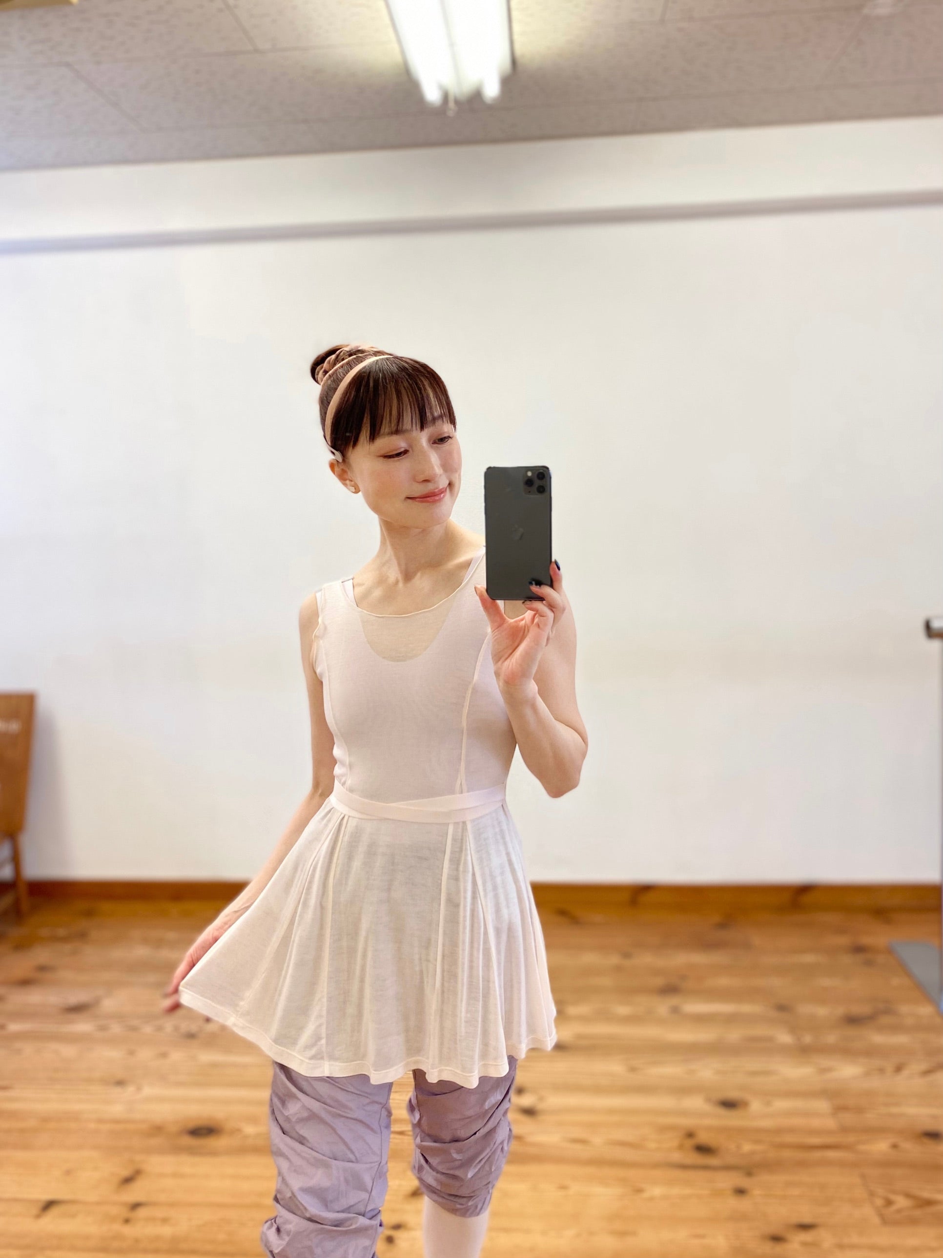 TENCEL™ Ballet Dress | White Pink