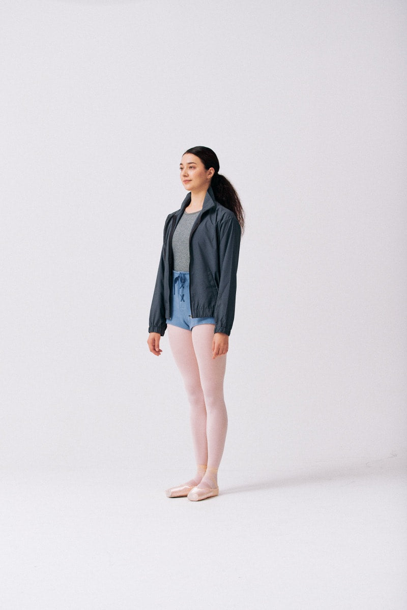 PRINTED RECYCLED POLYESTER JACKET | DARK ICE