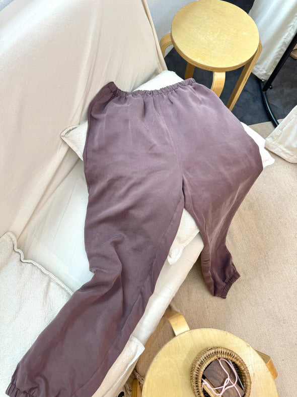 CUPRO MODAL® PANTS | CHESNUT