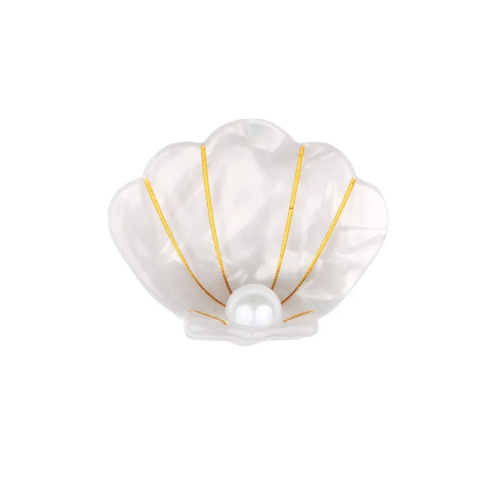 SCALLOP SHELL MINI HAIR CLAW