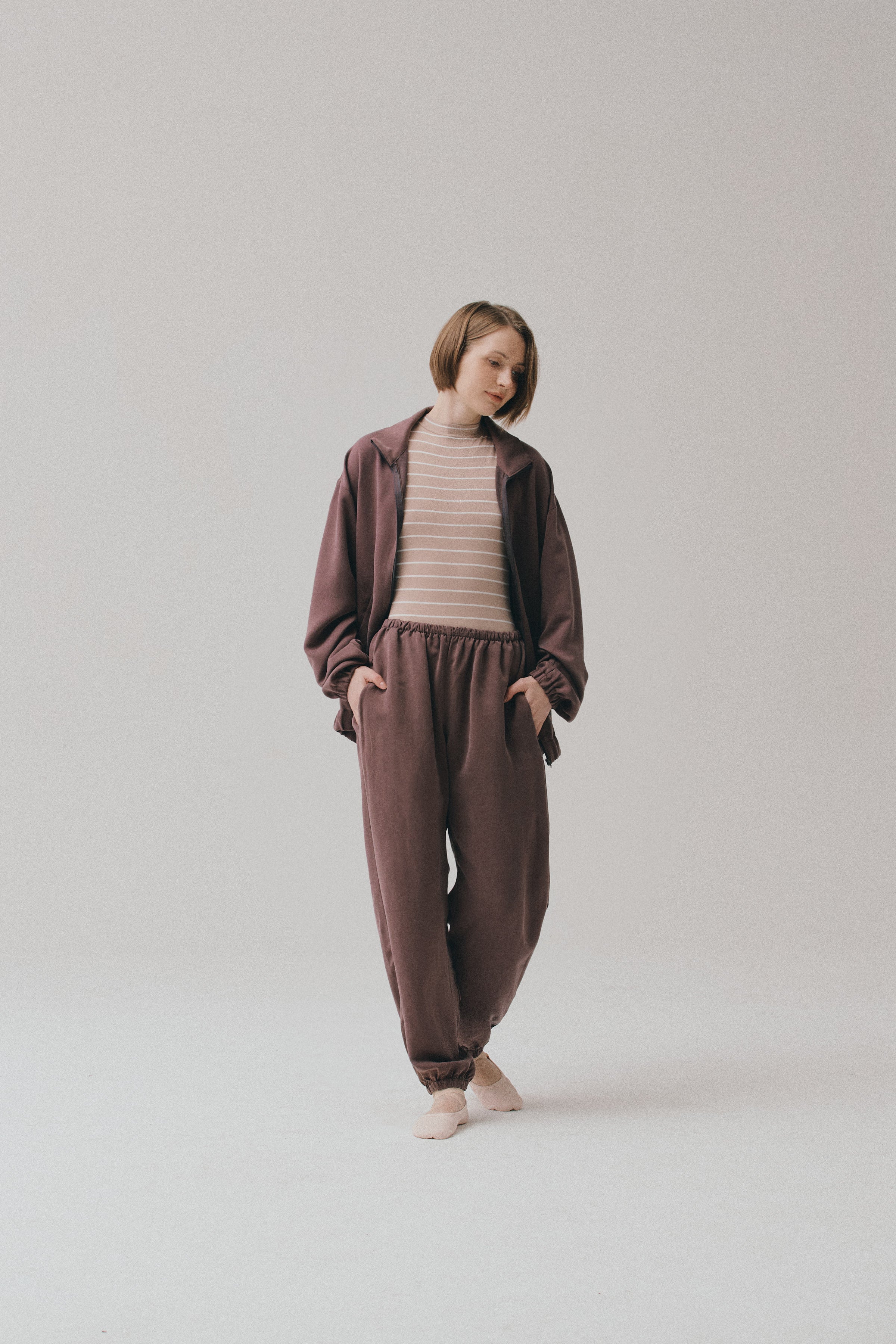 CUPRO MODAL® PANTS | CHESNUT