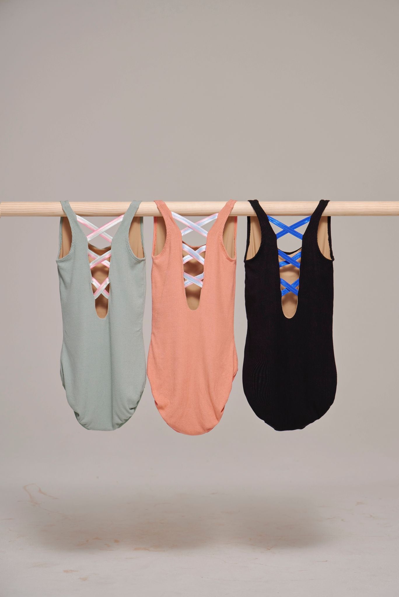 MODAL® LACED BACK LEOTARD | MINT