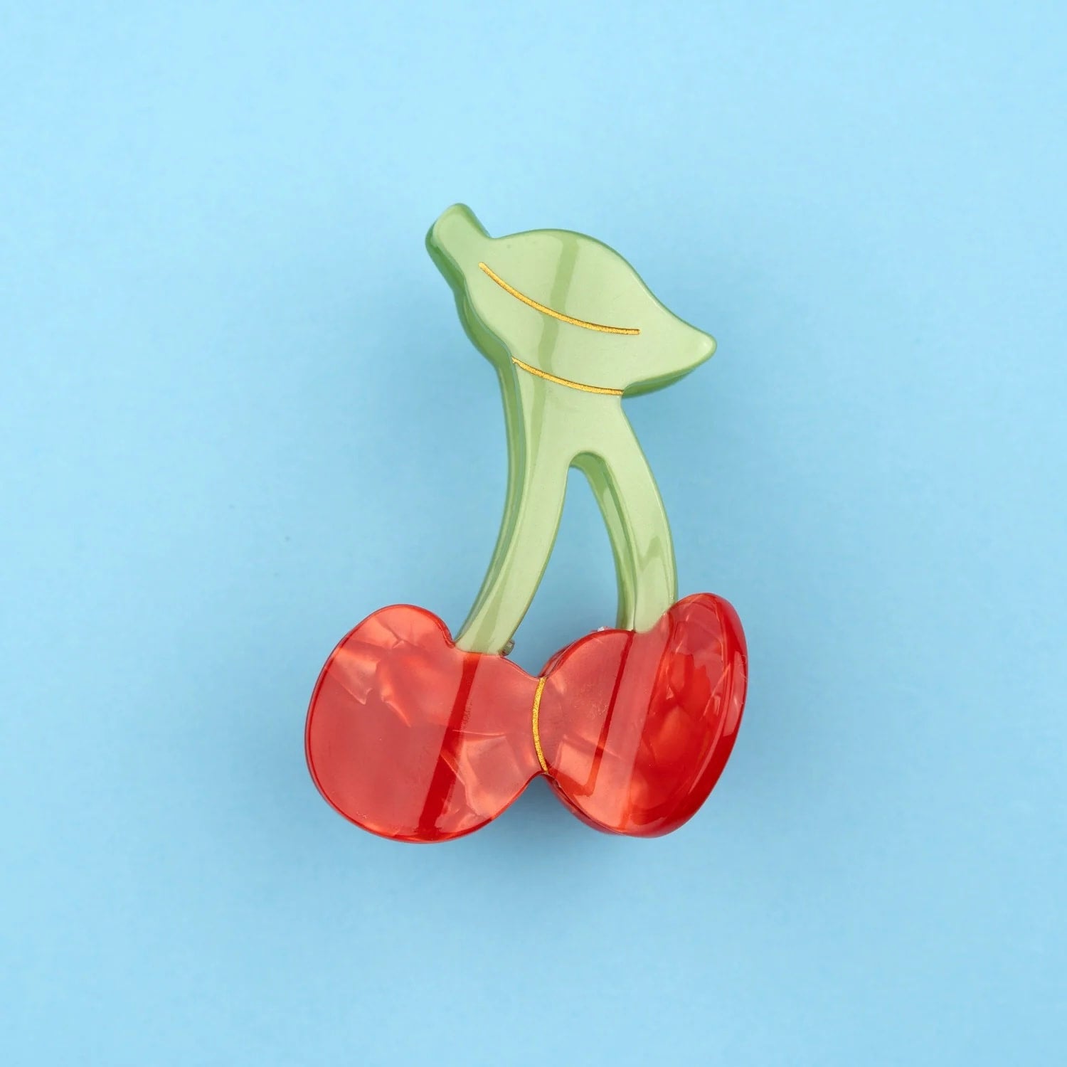 CHERRY HAIR CLAW