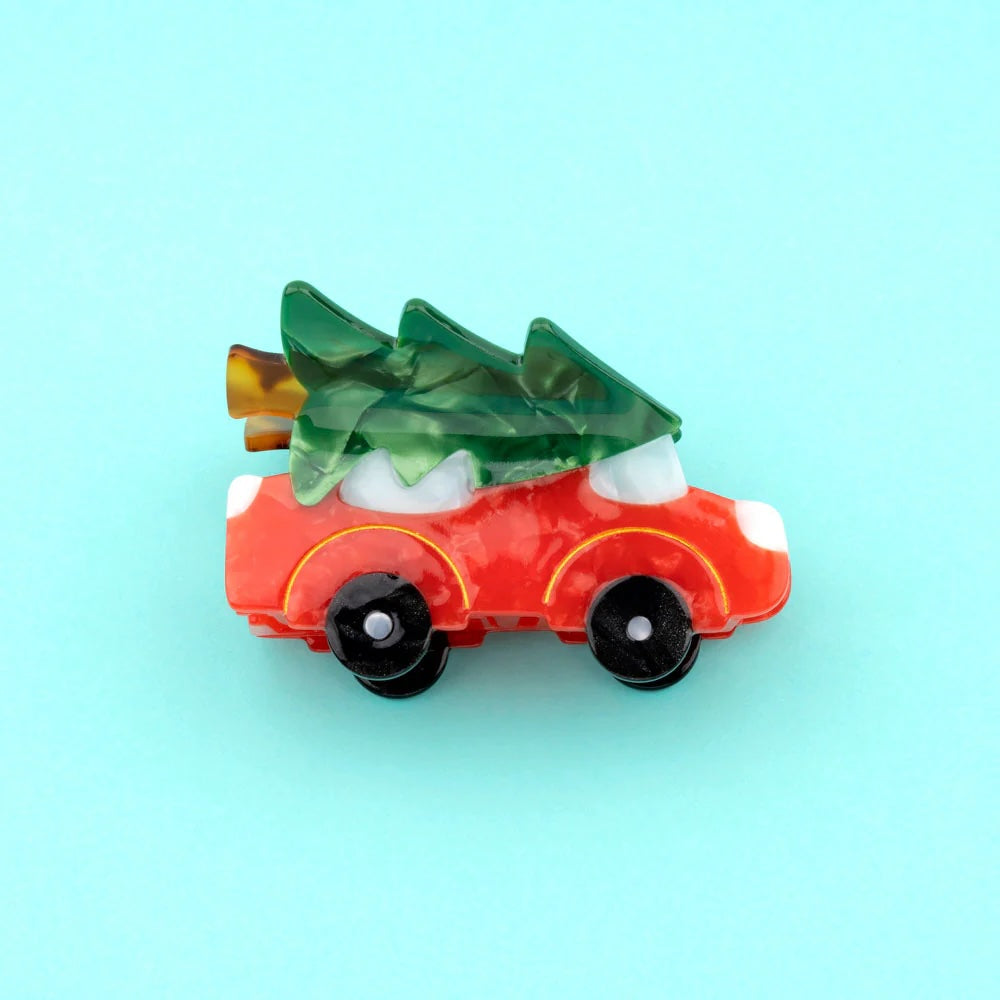 CHRISTMAS CAR HAIR CLAW