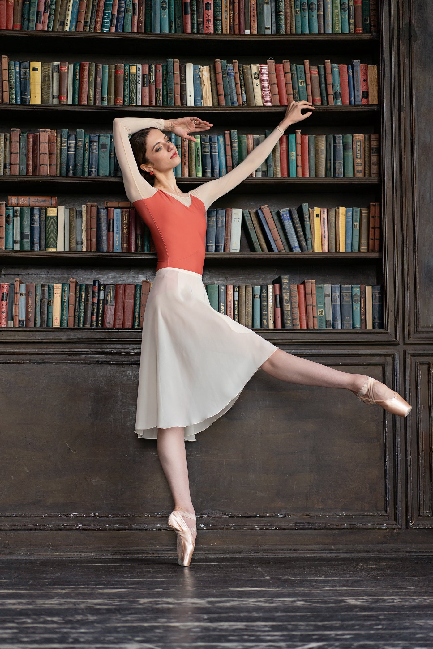 Tunique-skirt midi | Nude