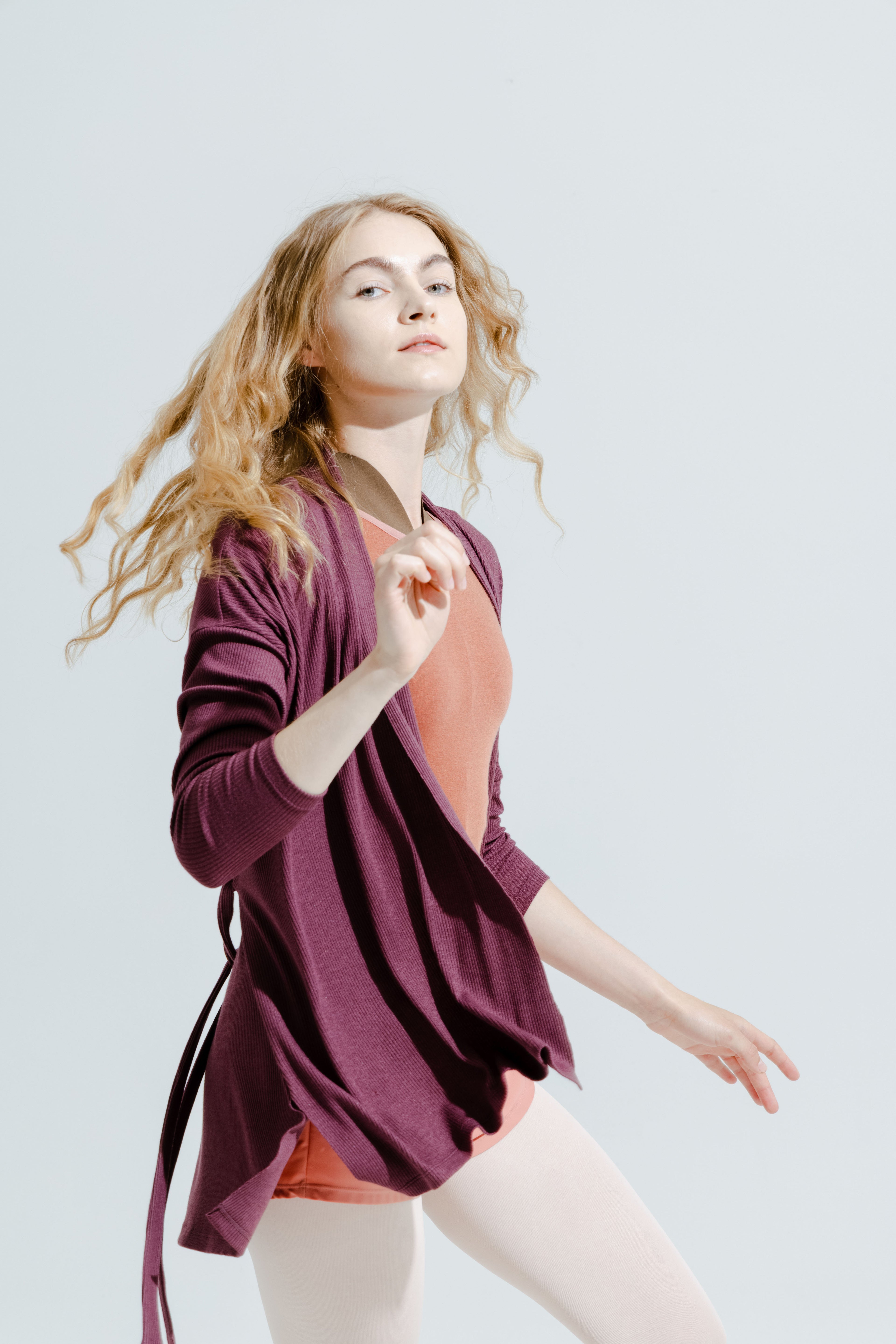 MODAL® SHORT GOWN AND PANTS SET - SHADOW