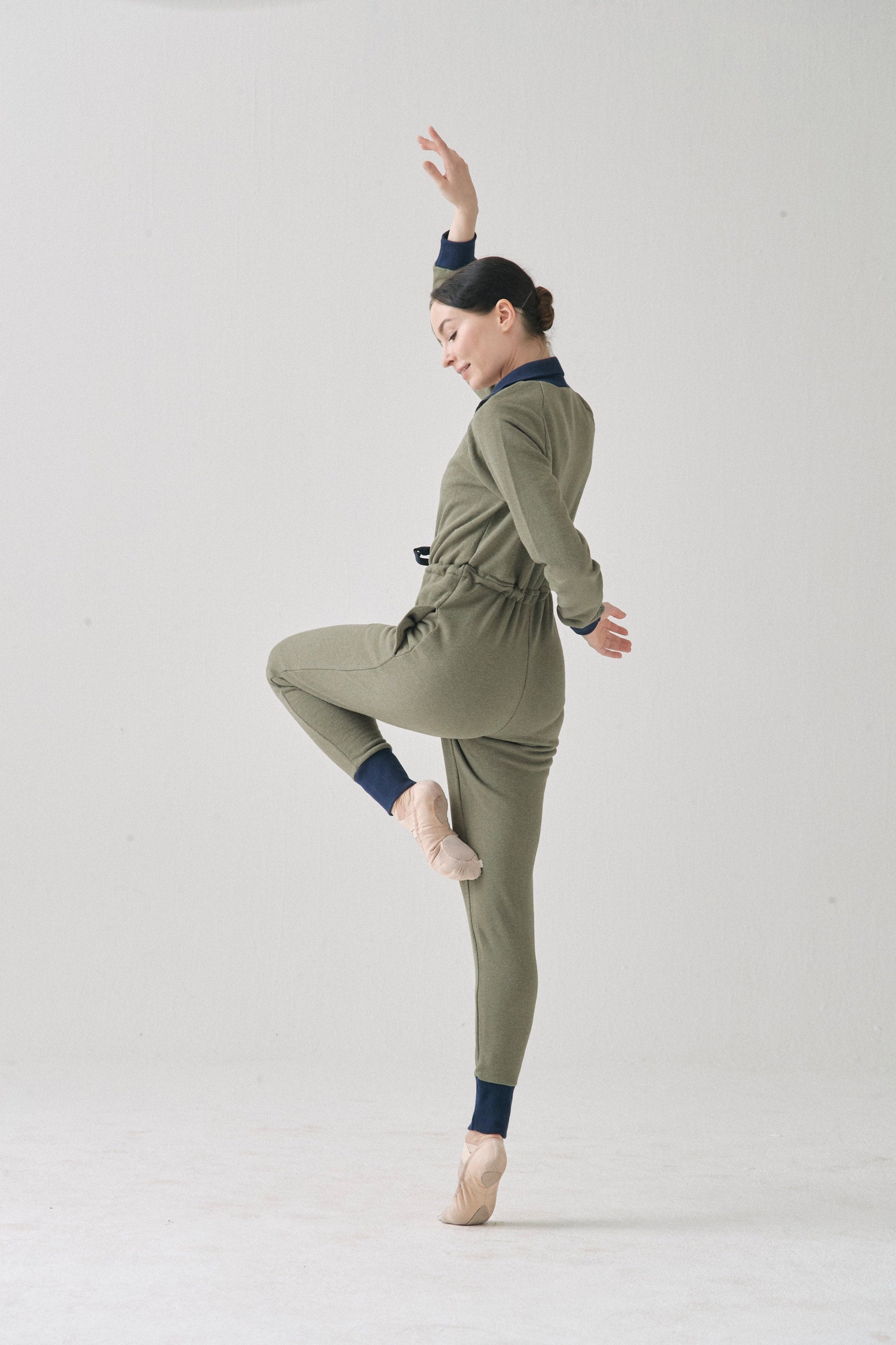 ORGANIC COTTON JUMPSUIT | KHAKI