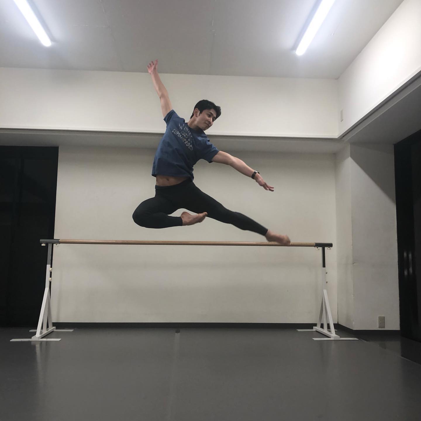 Male T-shirt Ballet Gods & Superheroes Thundercloud