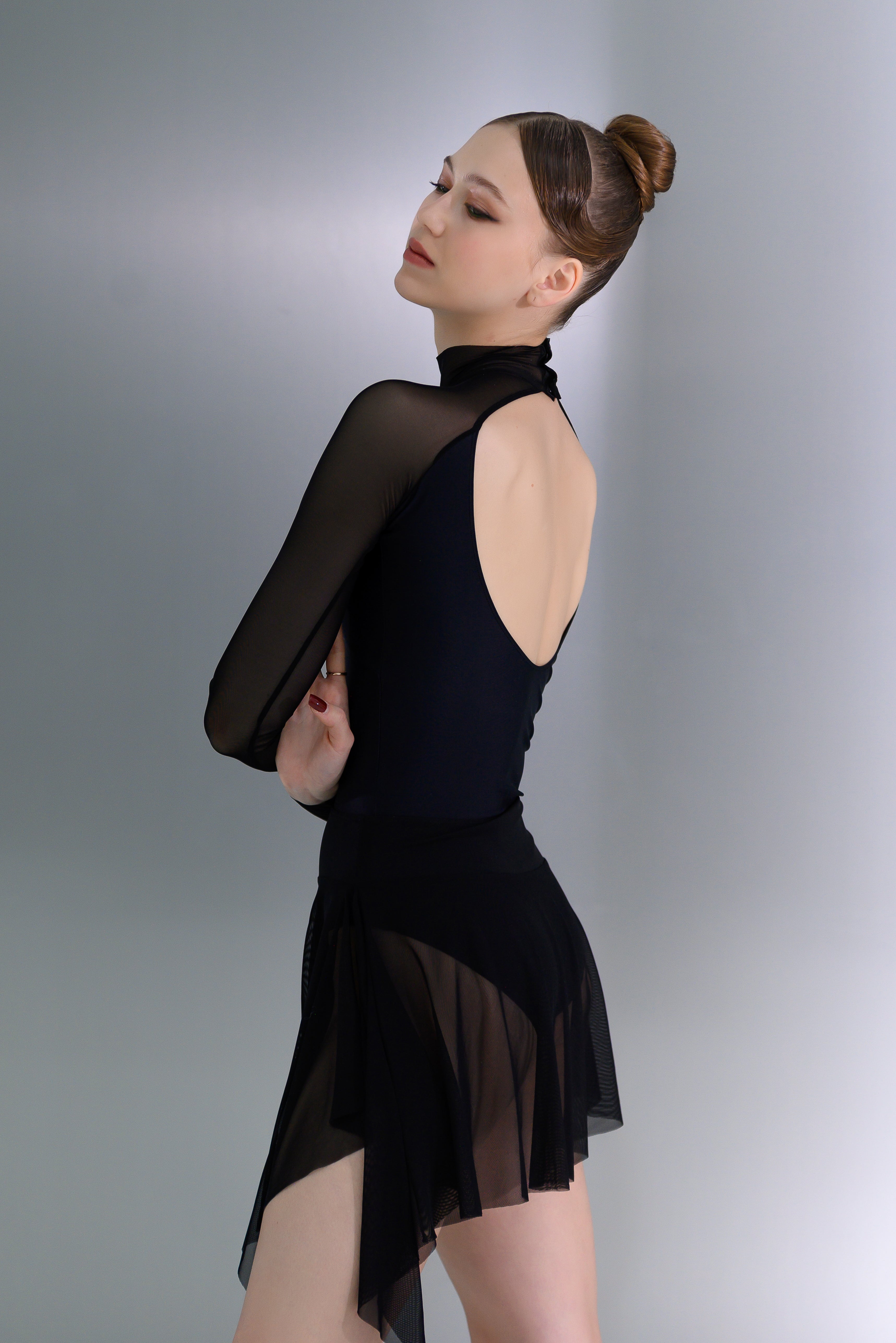 Unique-skirt mini | Black