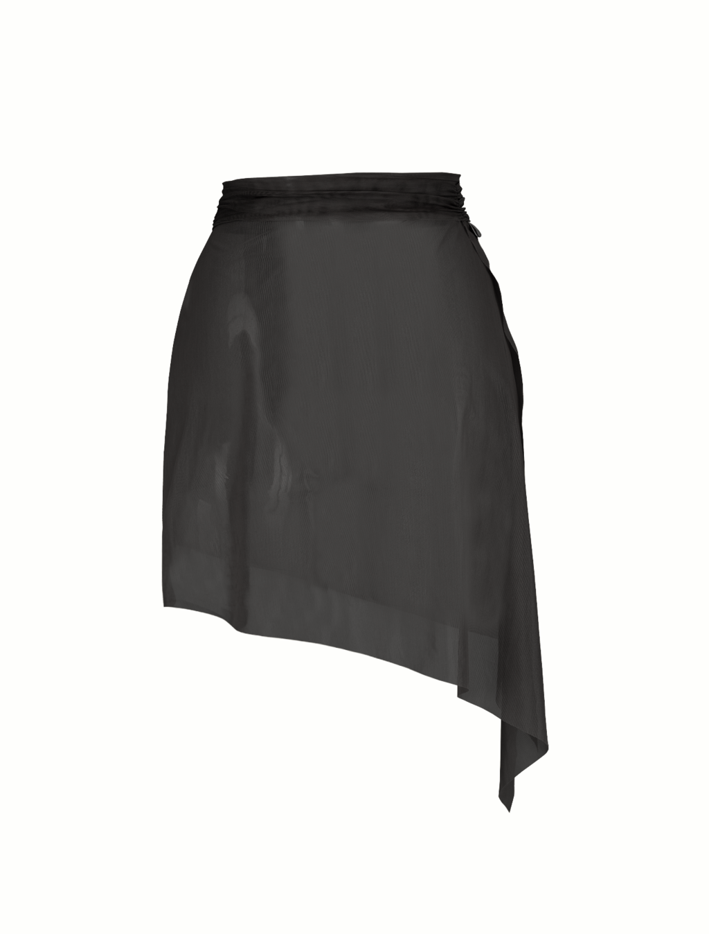 Flow™ Slit Psyche Midi Skirt | Black