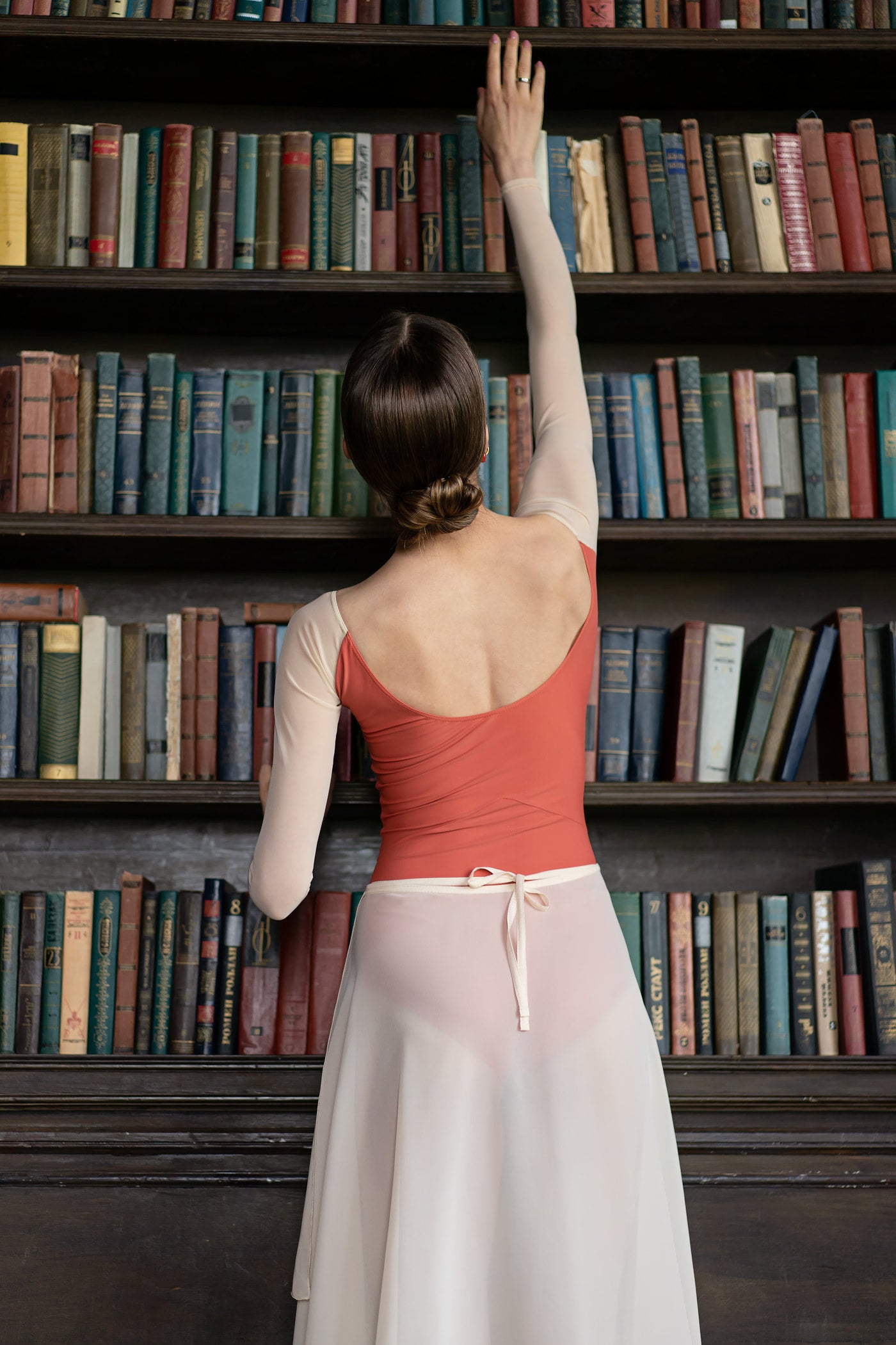 Tunique-skirt midi | Nude