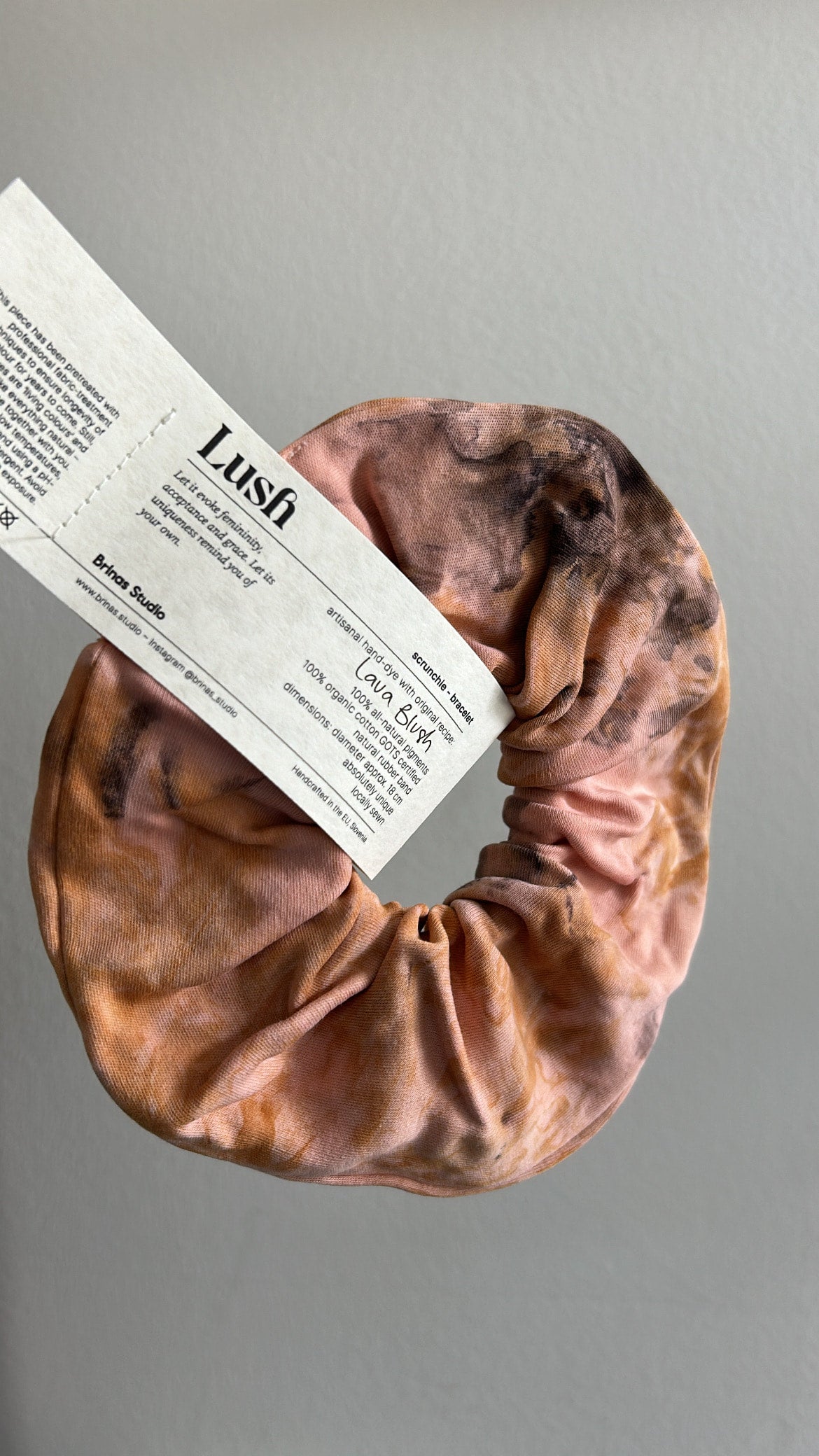 Lush scrunchie | Lava Blush