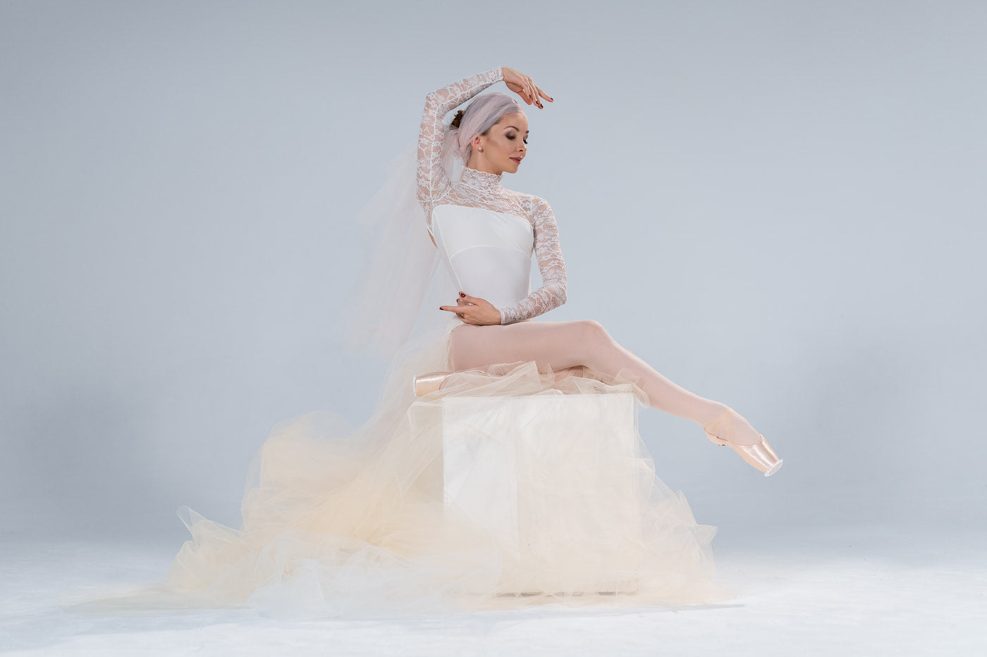 Leotard Casta Diva 2.0 by Evgenia Obraztsova | Champagne(なくなり次第終了)