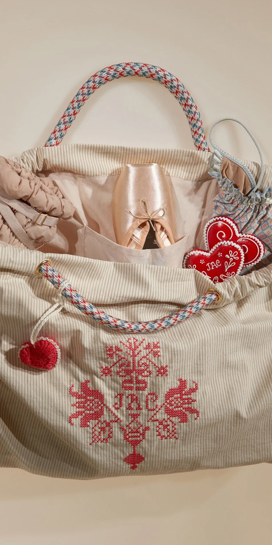 BINDLE – alpinia cross stitch tote | EDELWEISS