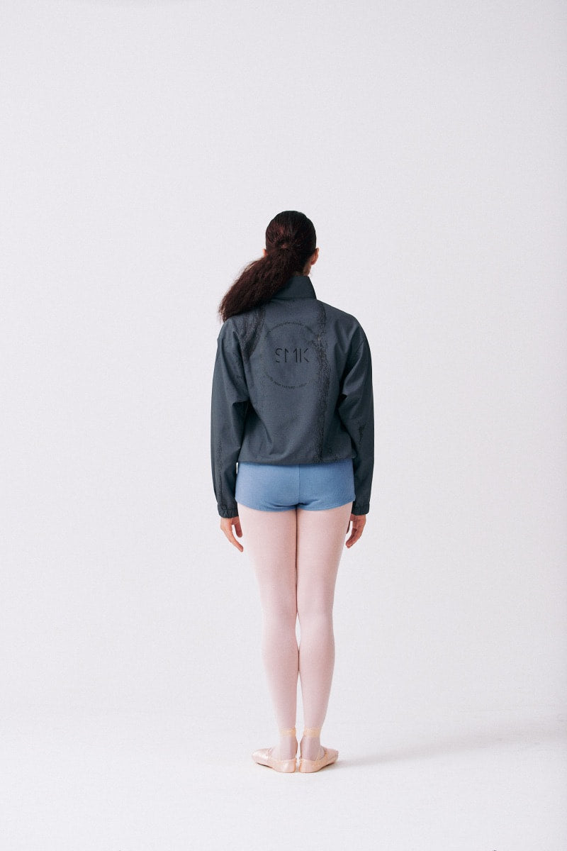 PRINTED RECYCLED POLYESTER JACKET | DARK ICE