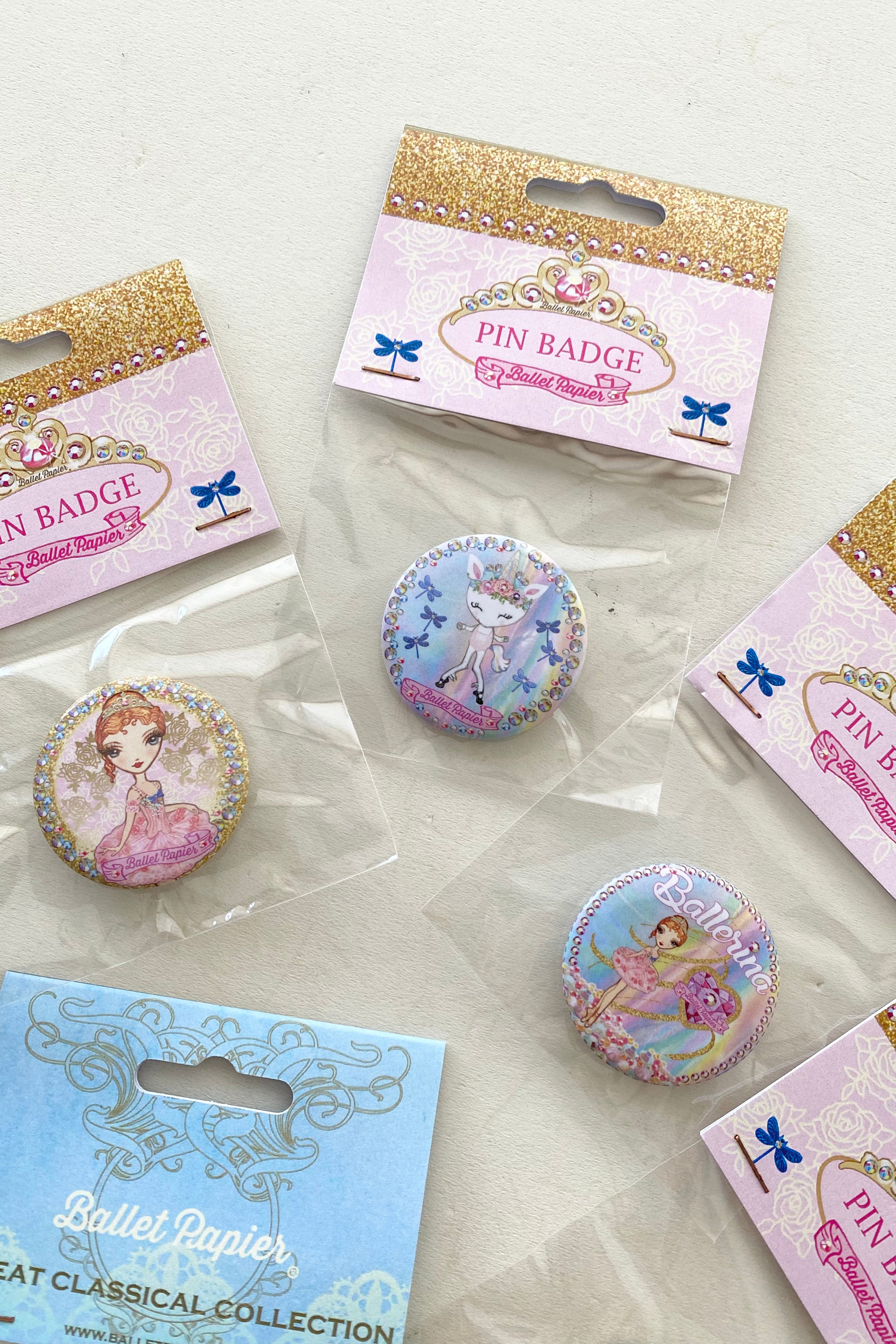 Ballet Papier Pin badge