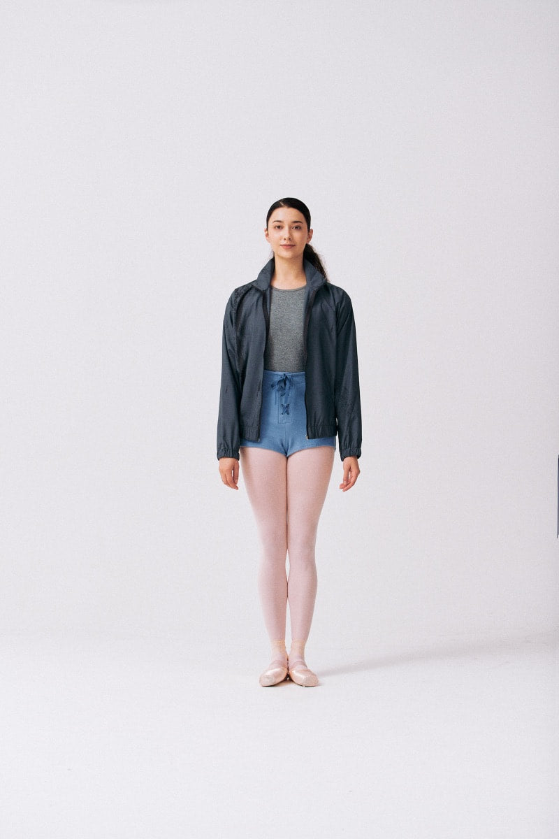 PRINTED RECYCLED POLYESTER JACKET | DARK ICE